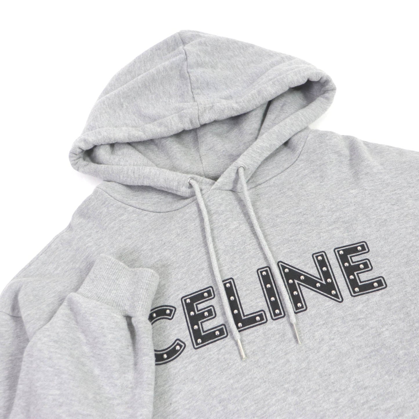 CELINE Hoodie 2Y309052H Main: 100% cotton, part: 96% cotton, part: 4% polyurethane gray mens S