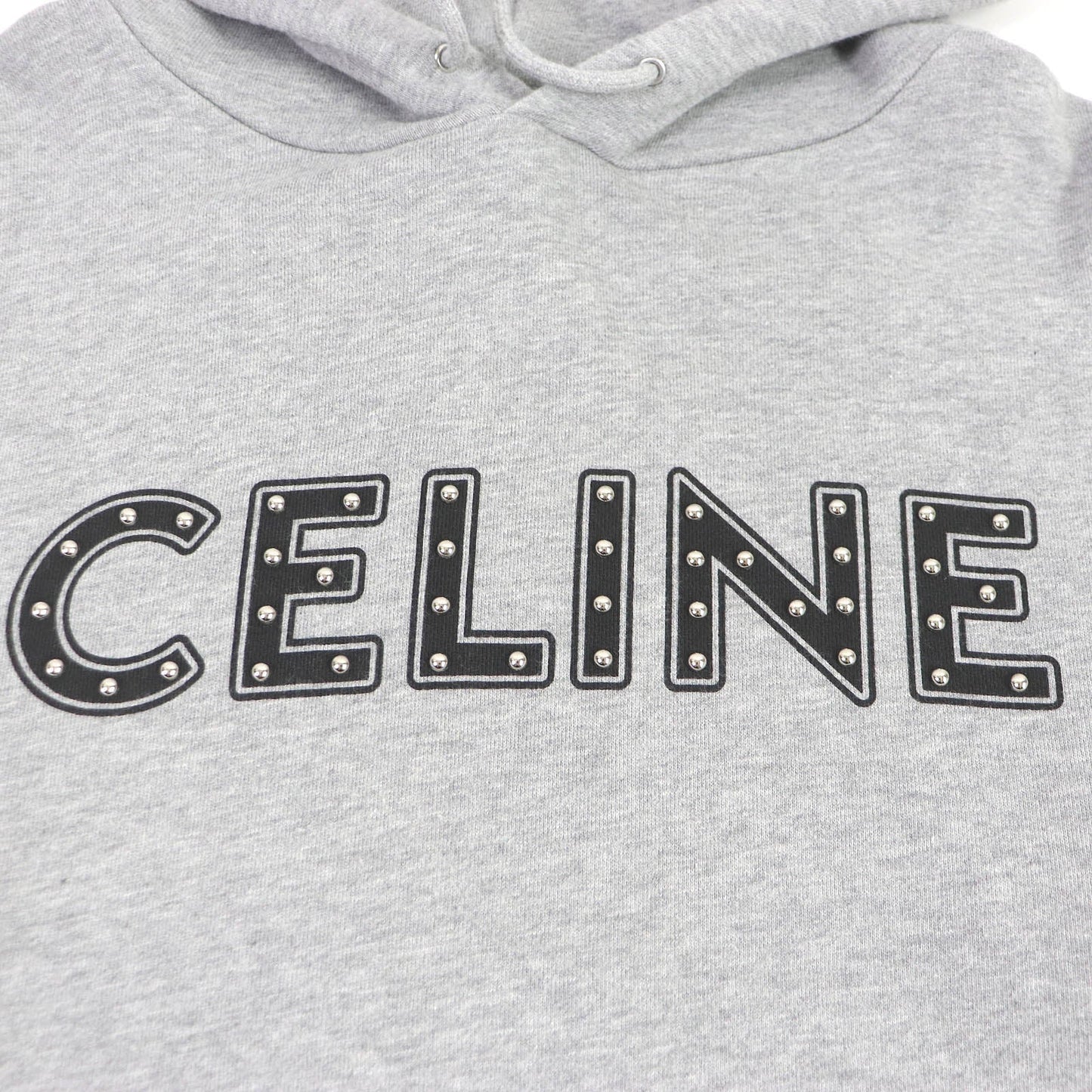 CELINE Hoodie 2Y309052H Main: 100% cotton, part: 96% cotton, part: 4% polyurethane gray mens S