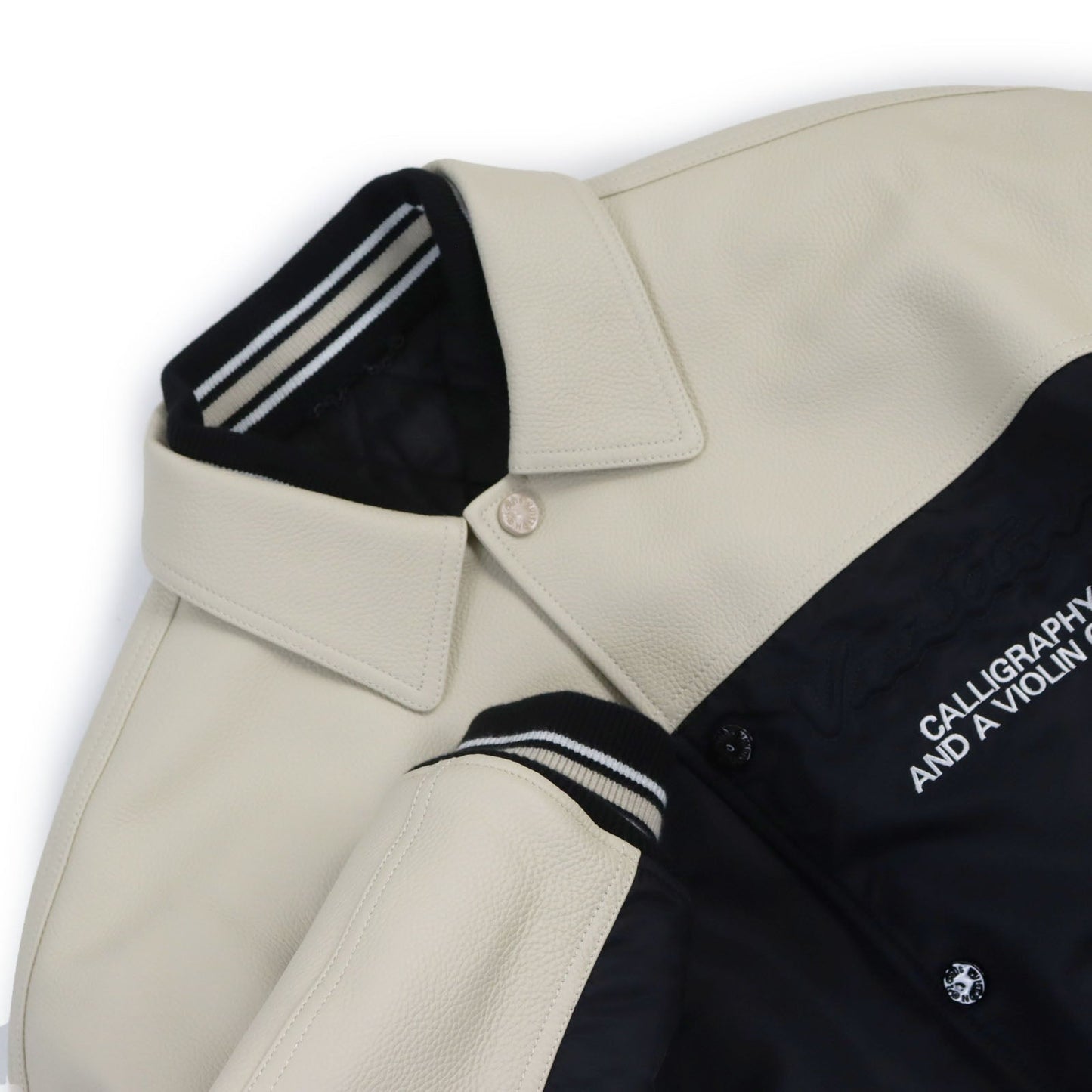 LOUIS VUITTON Blouson 1AFAGQ Outer: Leather, Part: 100% Nylon, Part: 94% Cotton, Part: 5% Nylon, Part: 1% Polyurethane, Lining: 76% Cupra, 24% Cotton, Filling: 100% Polyester Marron Leather and nylon blouson mens 50