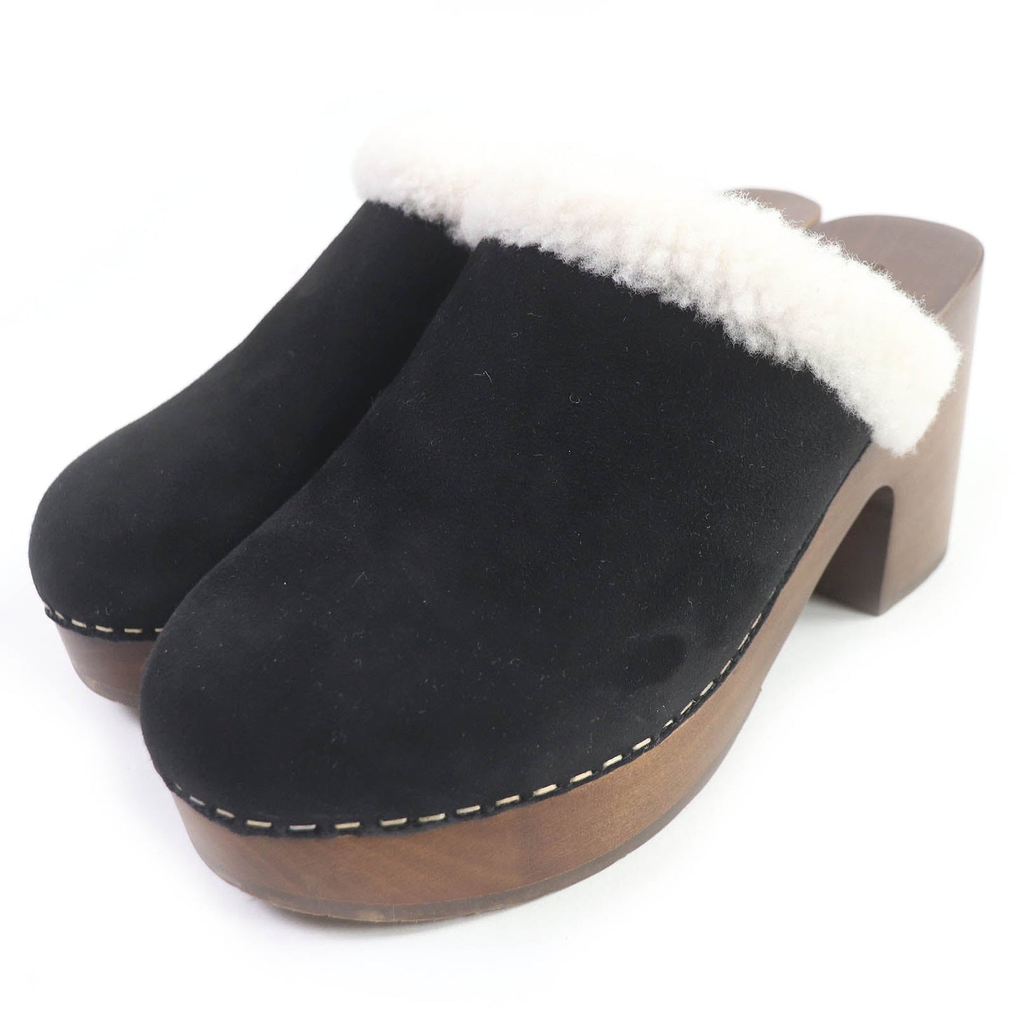 CHANEL Sandals G35368 Main: Suede leather black Women 36C