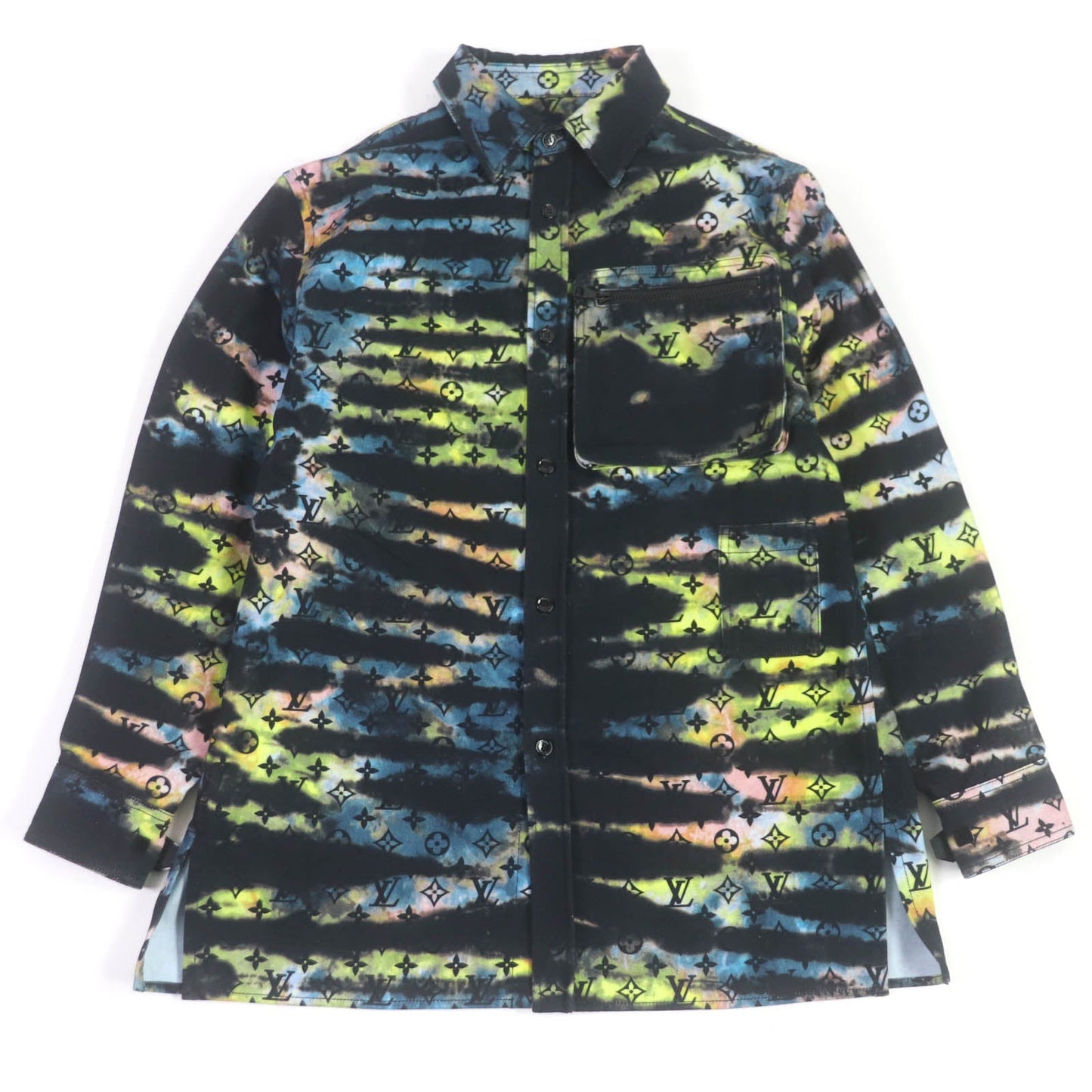 LOUIS VUITTON Denim Jacket 1A9A3S Main: 100% cotton Black type Multicolor mens M