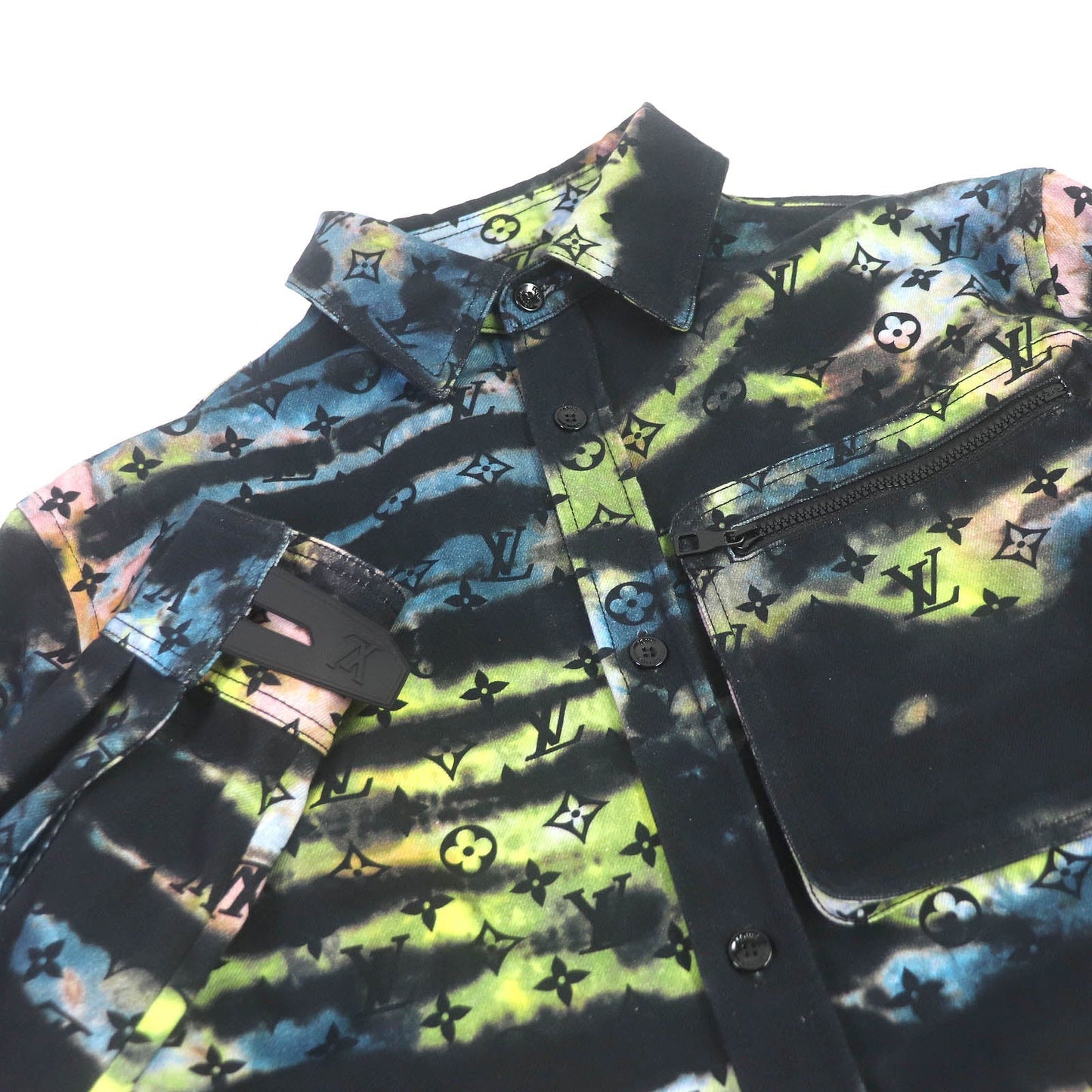 LOUIS VUITTON Denim Jacket 1A9A3S Main: 100% cotton Black type Multicolor mens M