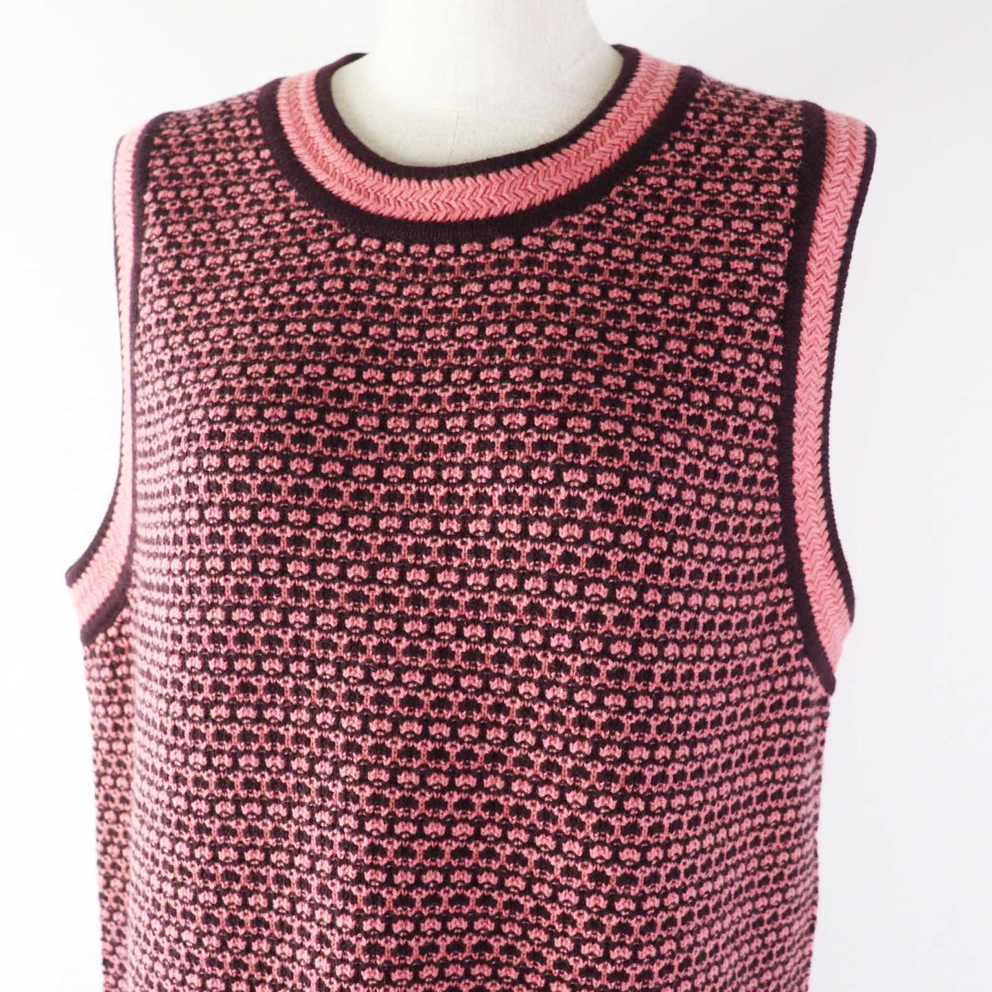 CHANEL one piece P75435 cashmere Pink Bordeaux 44