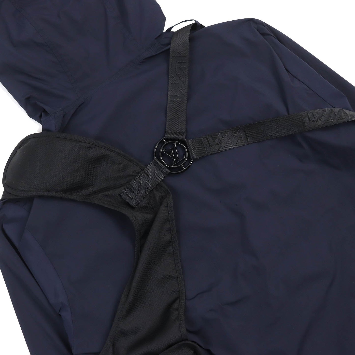 LOUIS VUITTON Jacket Main: Polyamide (nylon) 95%, Main: Polyurethane 5%, Other: Polyamide 100% Navy black mens 50