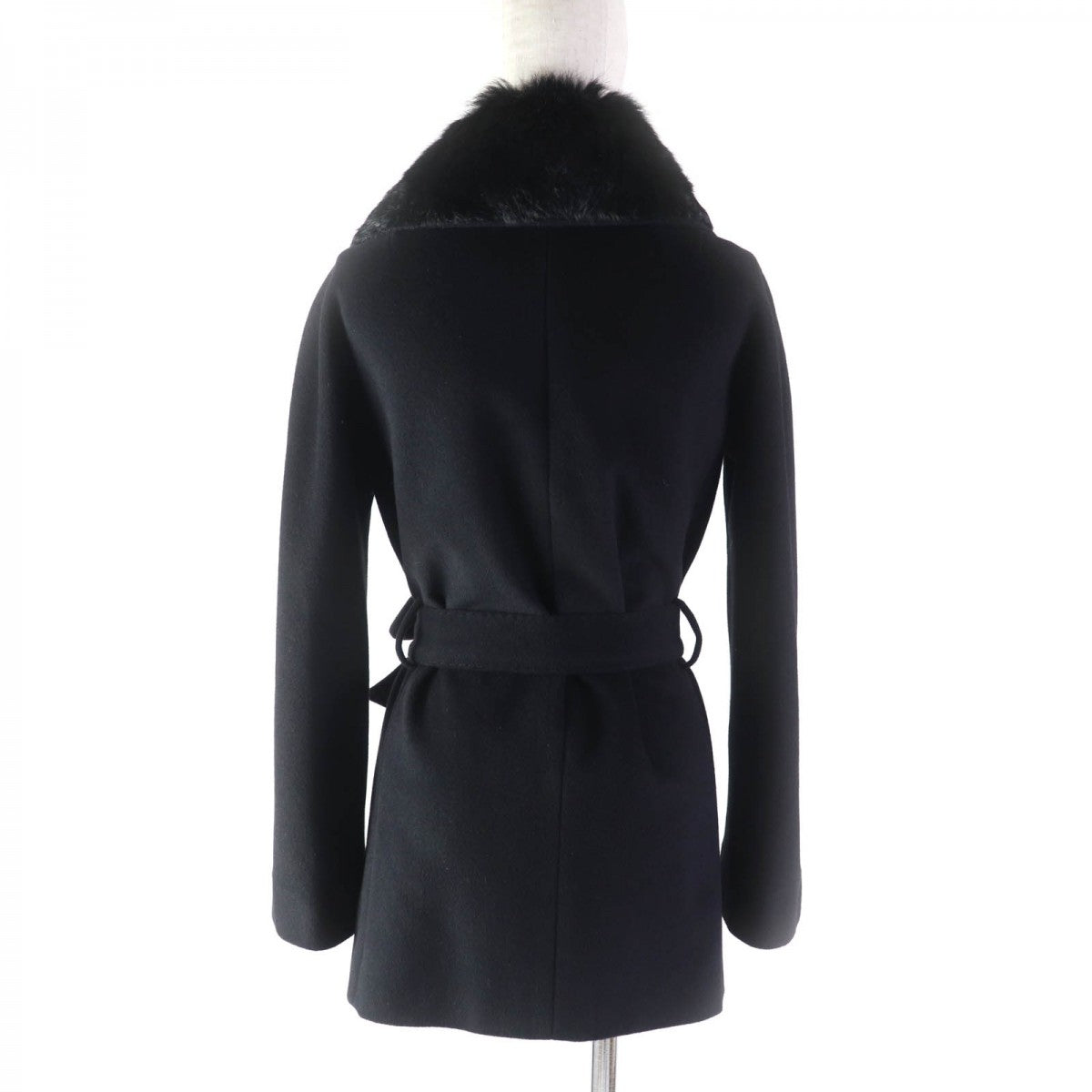 BURBERRY LONDON coat Outer: 65% Angora, Outer: 35% Wool, Lining: Cupra, Lining: Polyester black Women 38