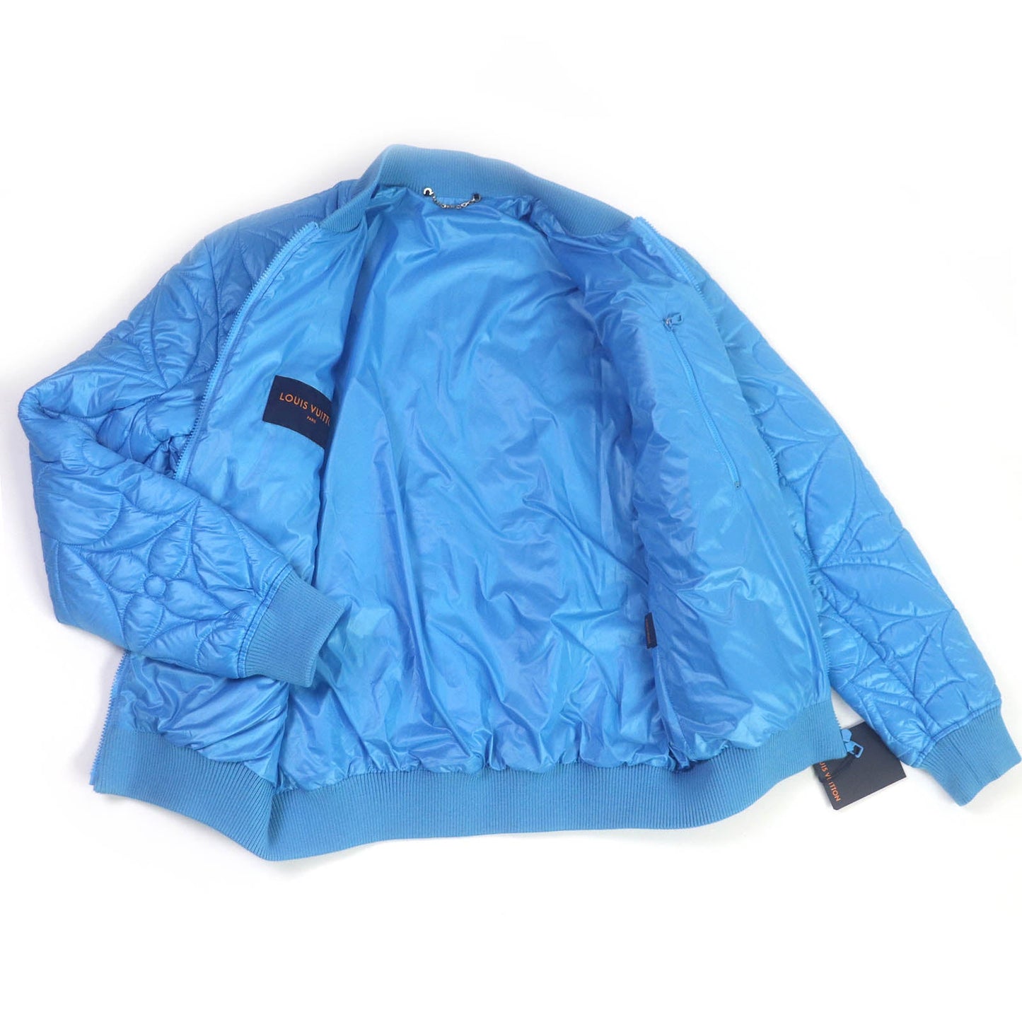 LOUIS VUITTON Blouson 1A9FOC Outer: 100% polyester, Lining: 100% cotton, Filling: 100% polyester Light blue mens 46