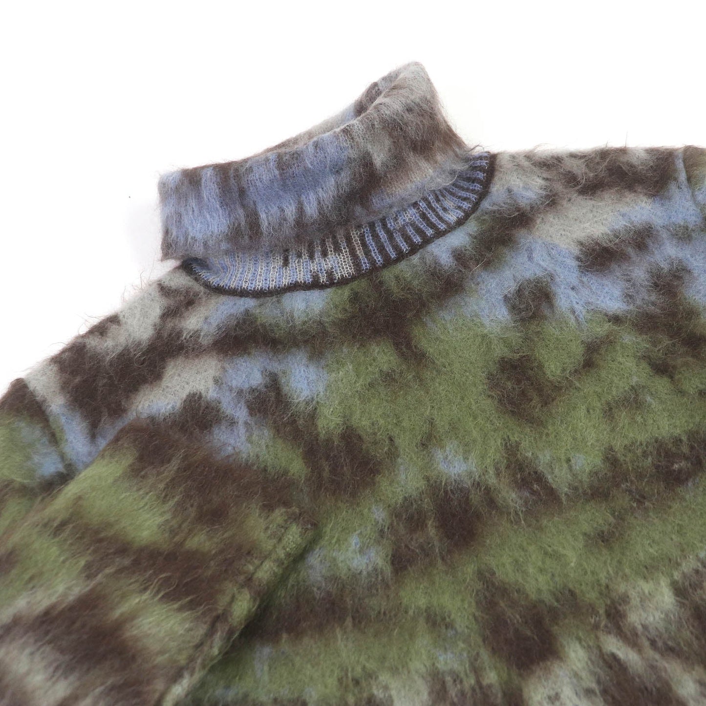 LOUIS VUITTON sweater Main: 67% mohair, Main: 28% nylon, Main: 5% wool Green type mens M