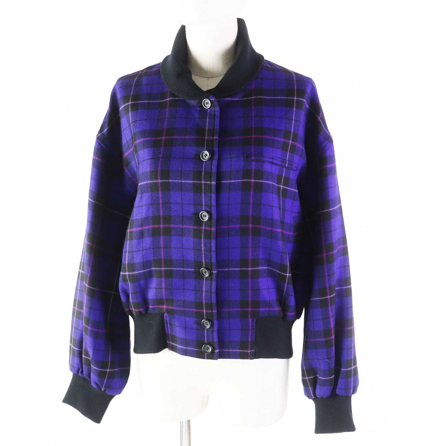 Christian Dior Blouson Outer: 100% wool, Lining: 100% polyester Purple type Women M