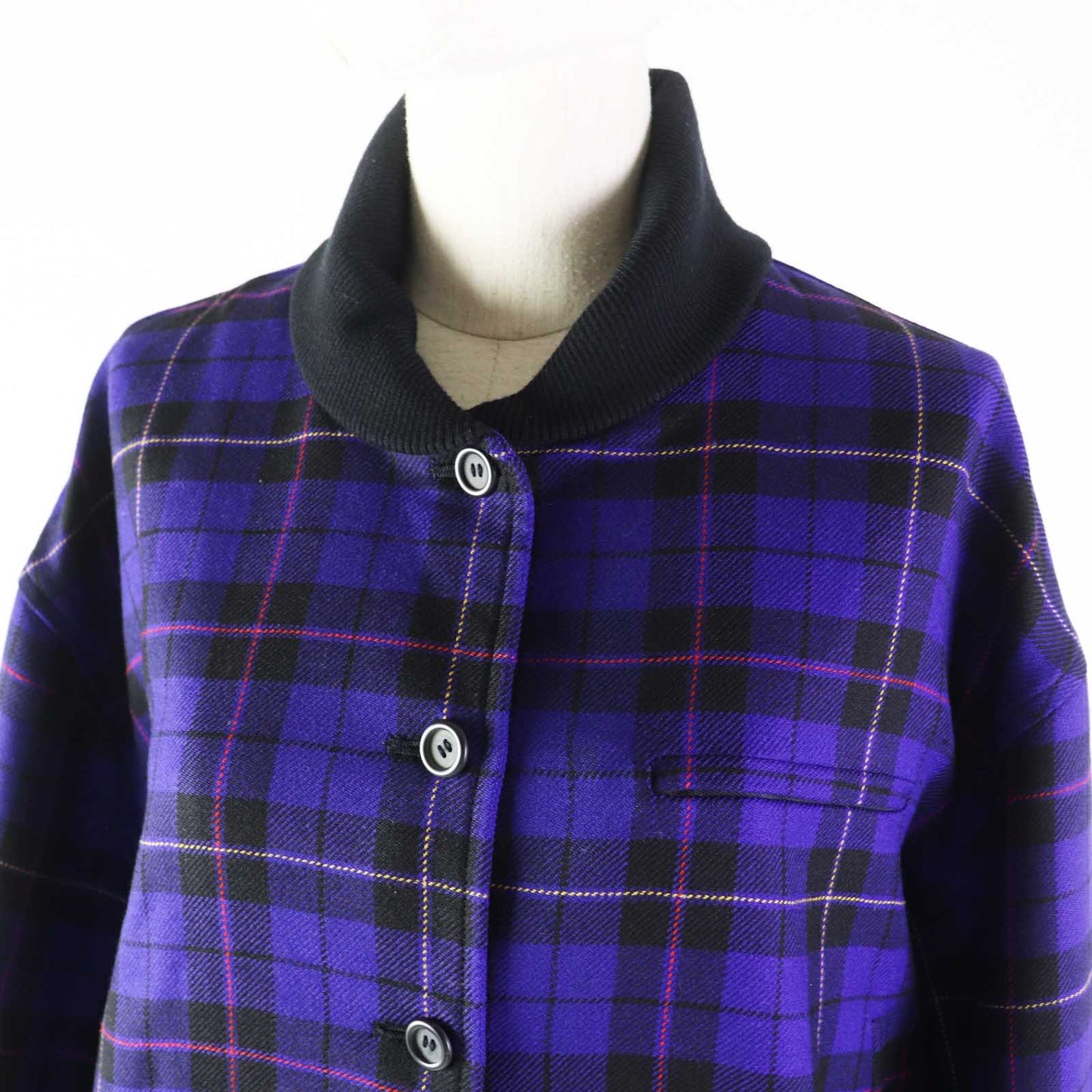 Christian Dior Blouson Outer: 100% wool, Lining: 100% polyester Purple type Women M