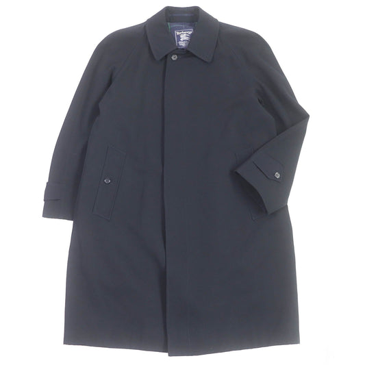 BURBERRY Stainless collar coat Outer material: 100% wool, Body lining: cotton, Sleeve lining: rayon Navy mens B89B