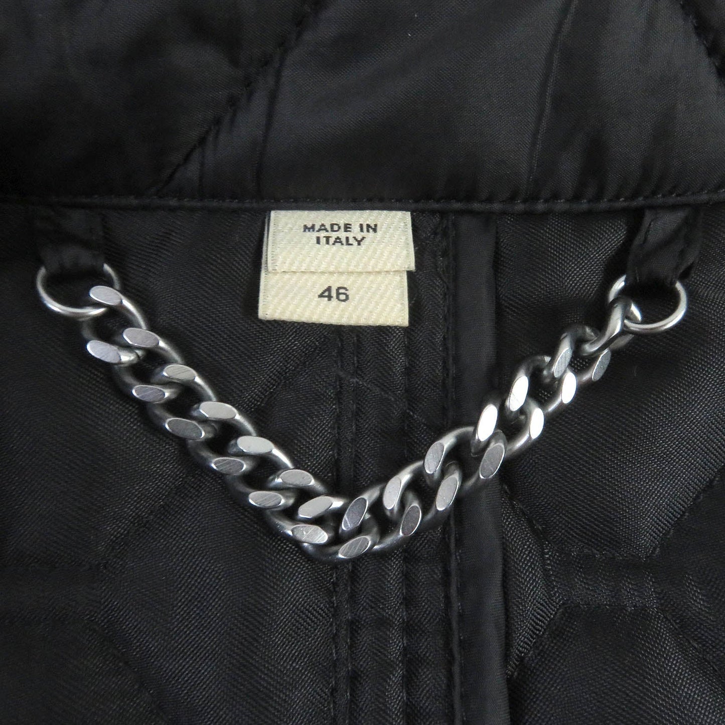 BURBERRY LONDON Blouson 3955308 Outer: 100% nylon, Lining: 55% acetate, Lining: 45% rayon, Filling: 100% polyester, Part: Lamb leather black mens 46