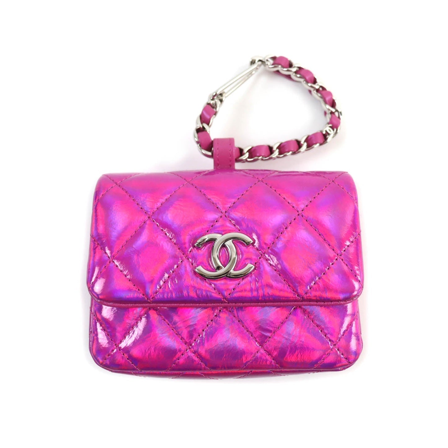 CHANEL Pouch H43HHUU7 Main: Patent leather Neon pink Years Gift 2023 Women