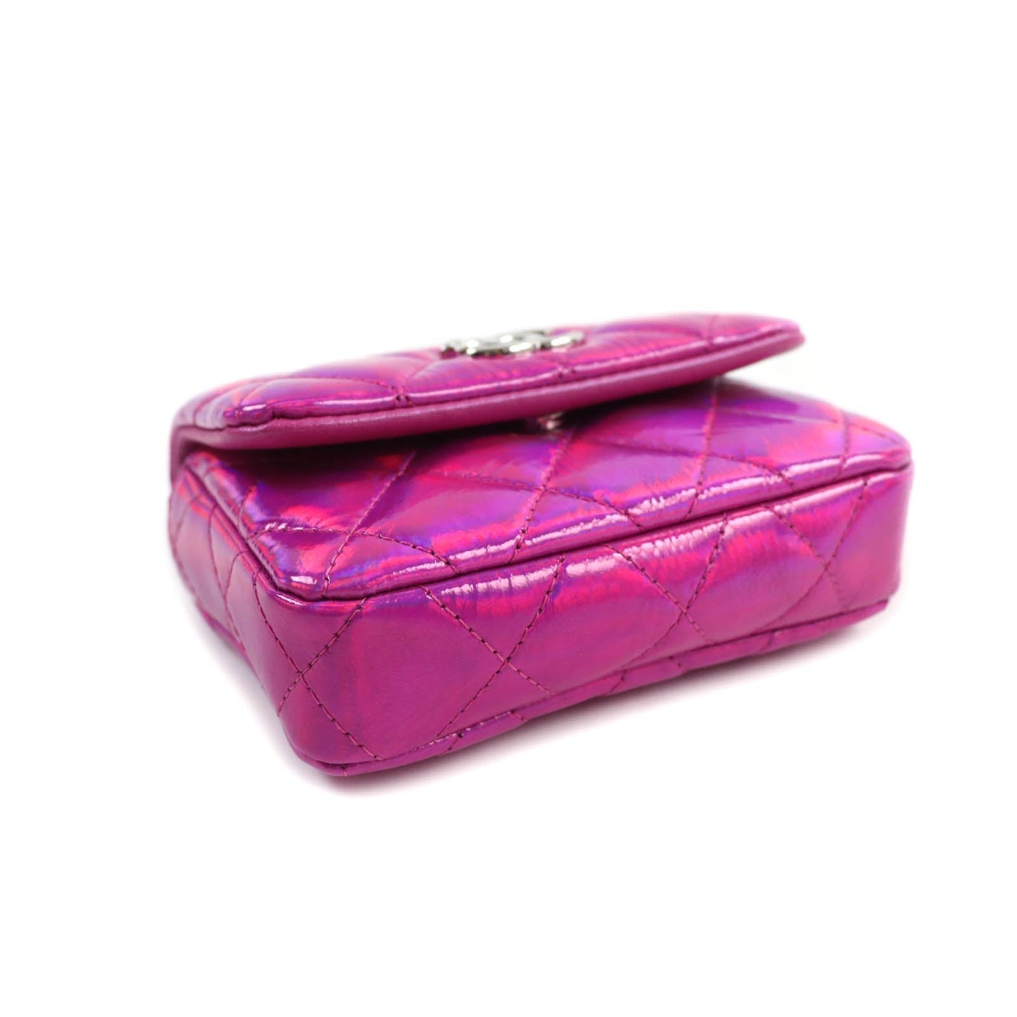 CHANEL Pouch H43HHUU7 Main: Patent leather Neon pink Years Gift 2023 Women