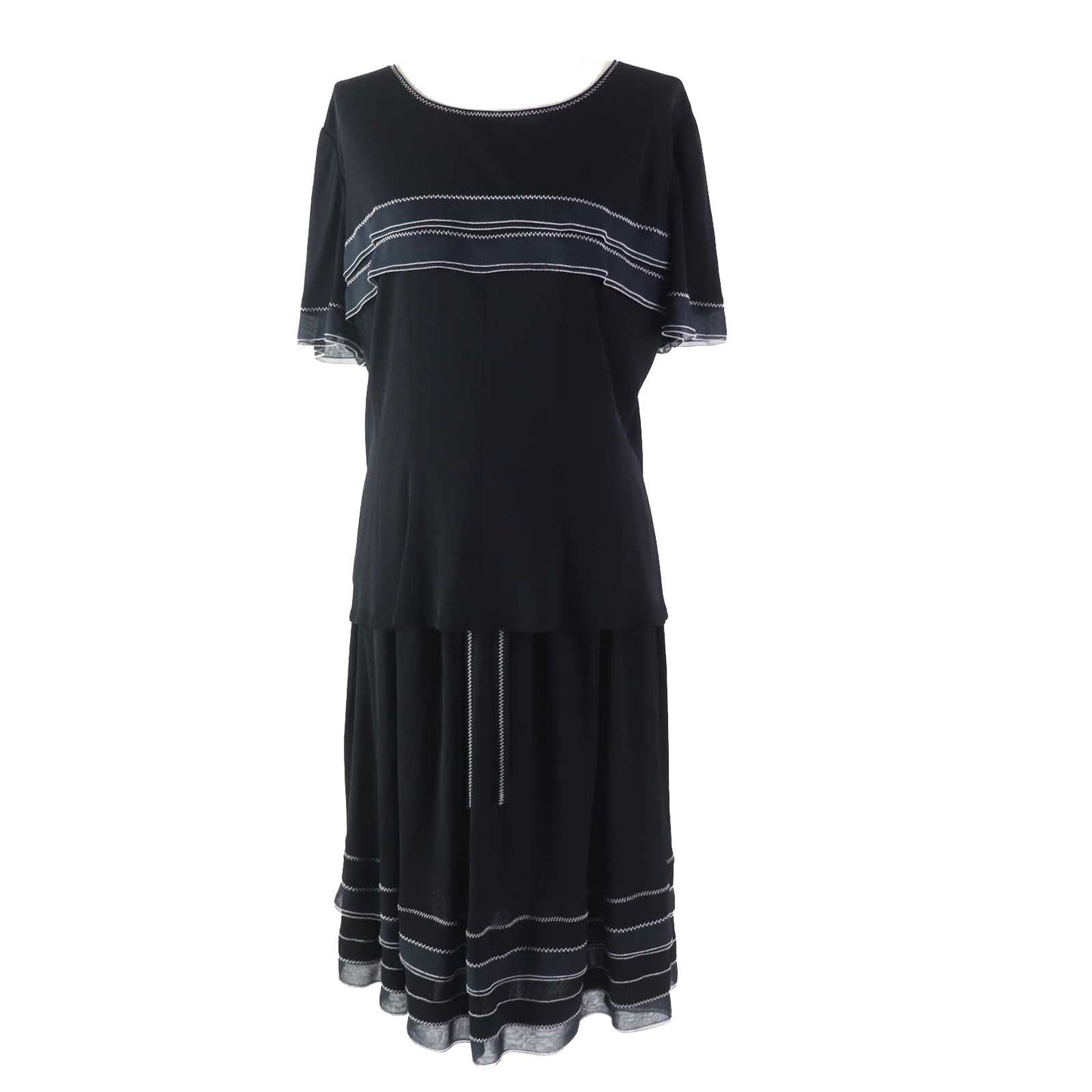 CHANEL setup 02P P19048 P19038 Outer fabric: 100% rayon black Women