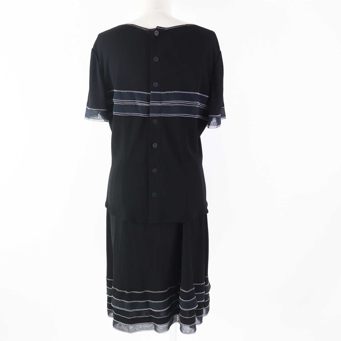 CHANEL setup 02P P19048 P19038 Outer fabric: 100% rayon black Women