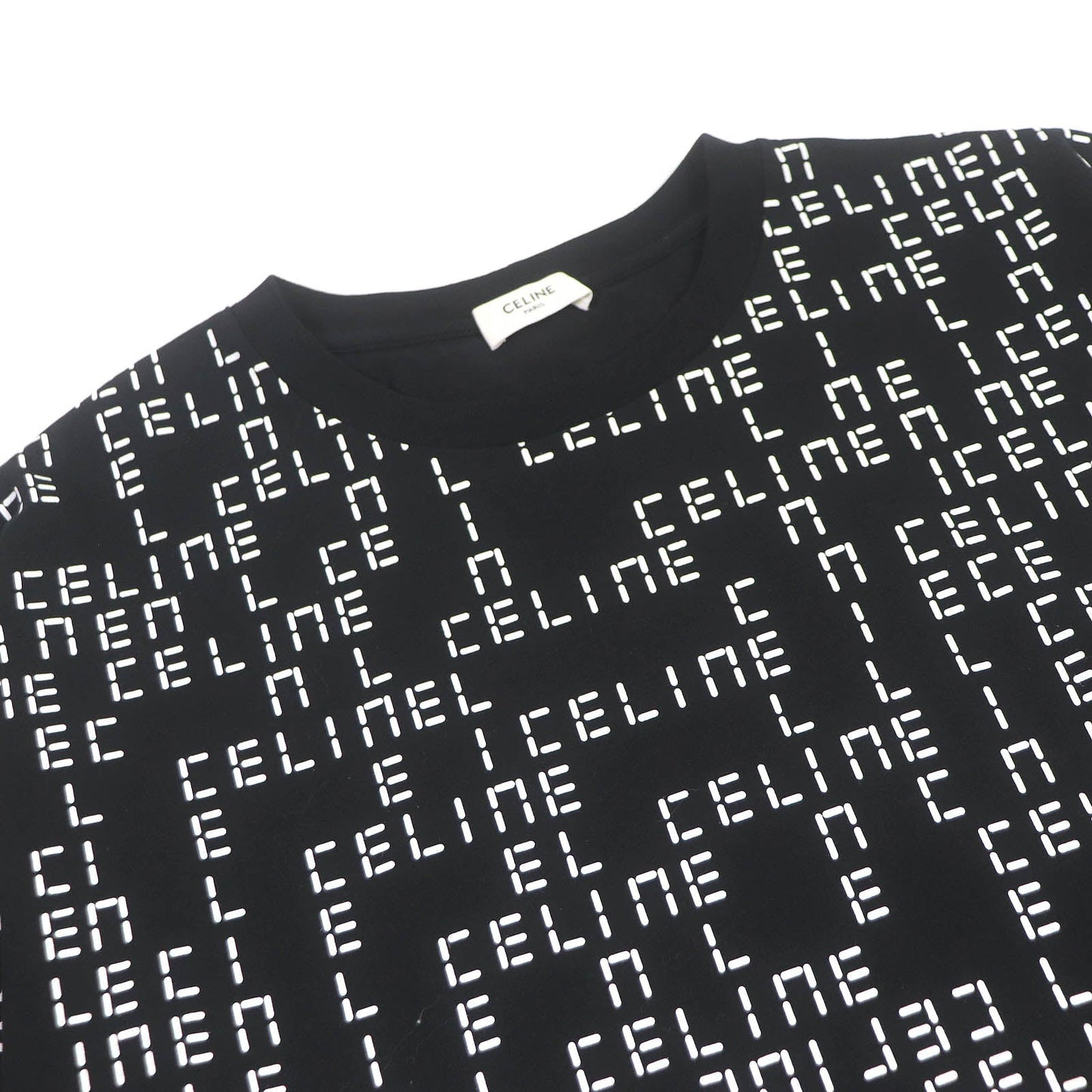 CELINE Short sleeve T-shirt 2X651637O Main: 100% cotton black mens M