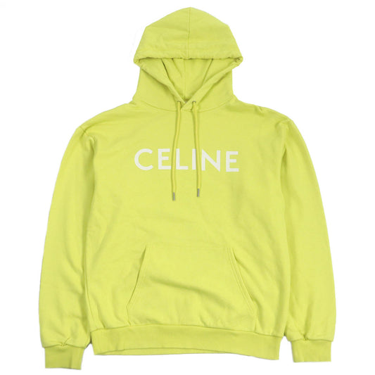 CELINE Hoodie 2Y369670Q Main: 100% cotton, part: 96% cotton, part: 4% polyurethane yellow mens M