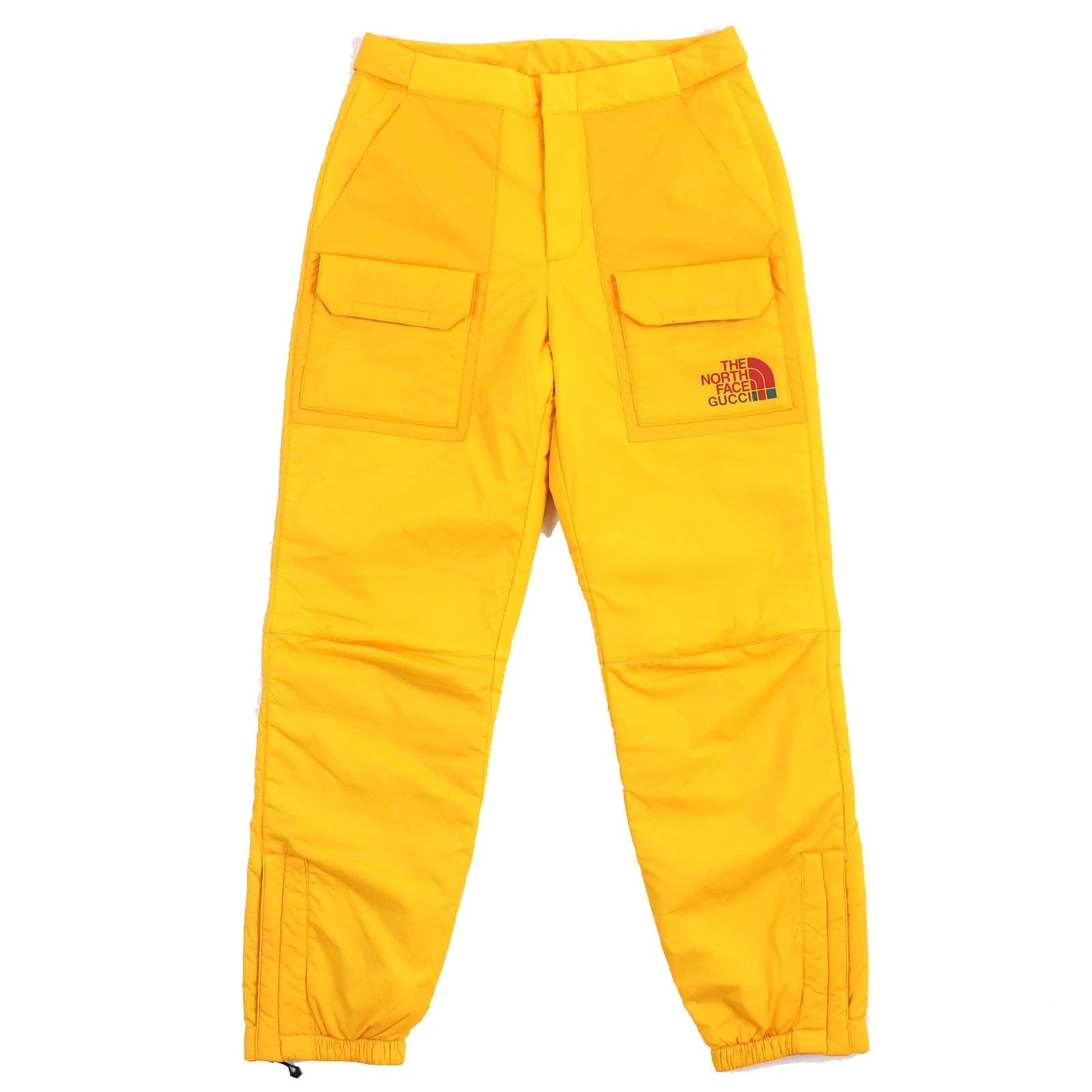 GUCCI cargo pants 663764 Main: 88% nylon, Main: 12% polyurethane, Lining: 100% nylon, Filling: 100% polyester yellow mens S