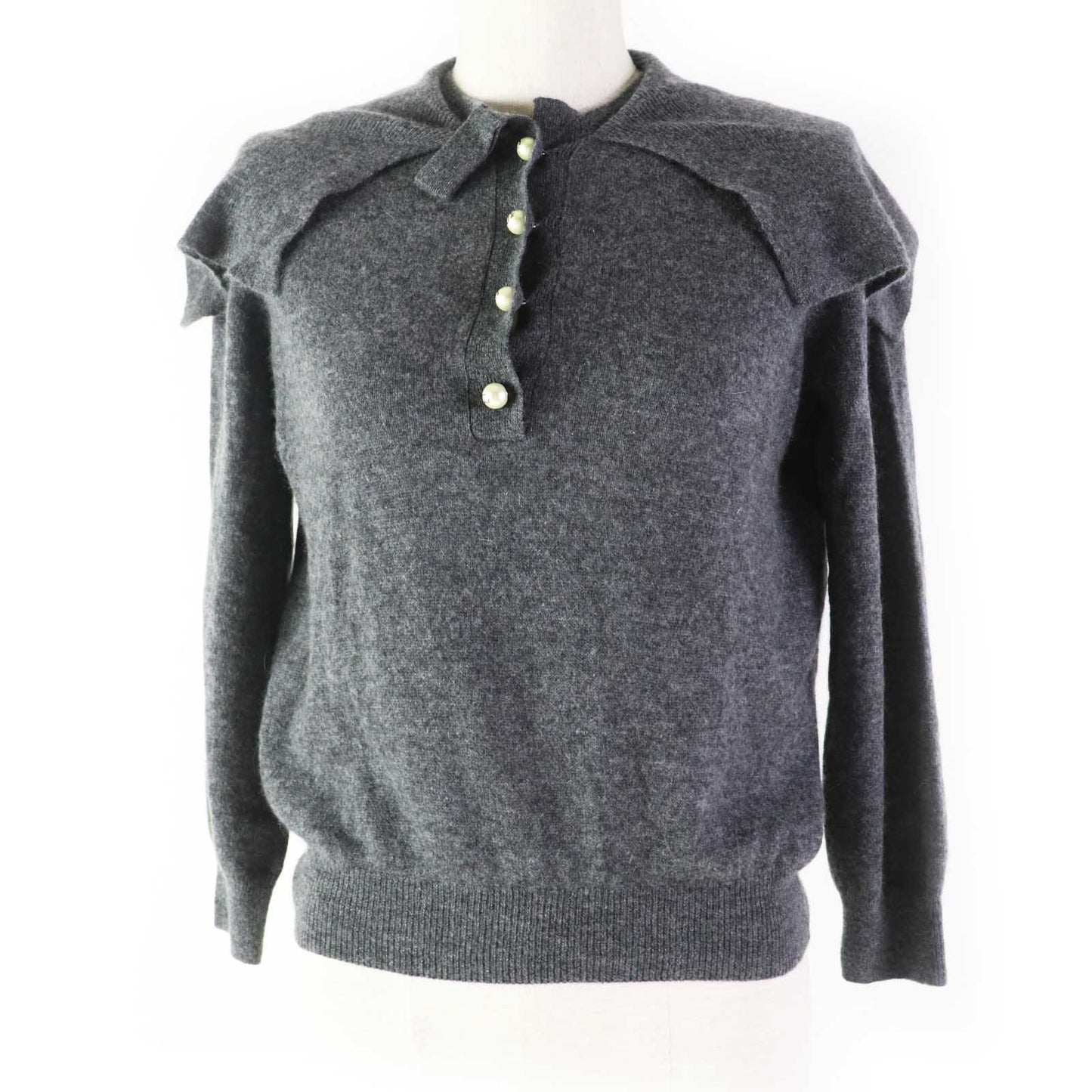 Christian Dior knit 354S48AM053 Main: 100% cashmere Charcoal gray Women 42
