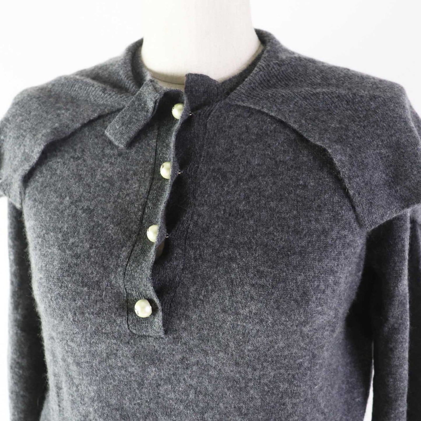 Christian Dior knit 354S48AM053 Main: 100% cashmere Charcoal gray Women 42