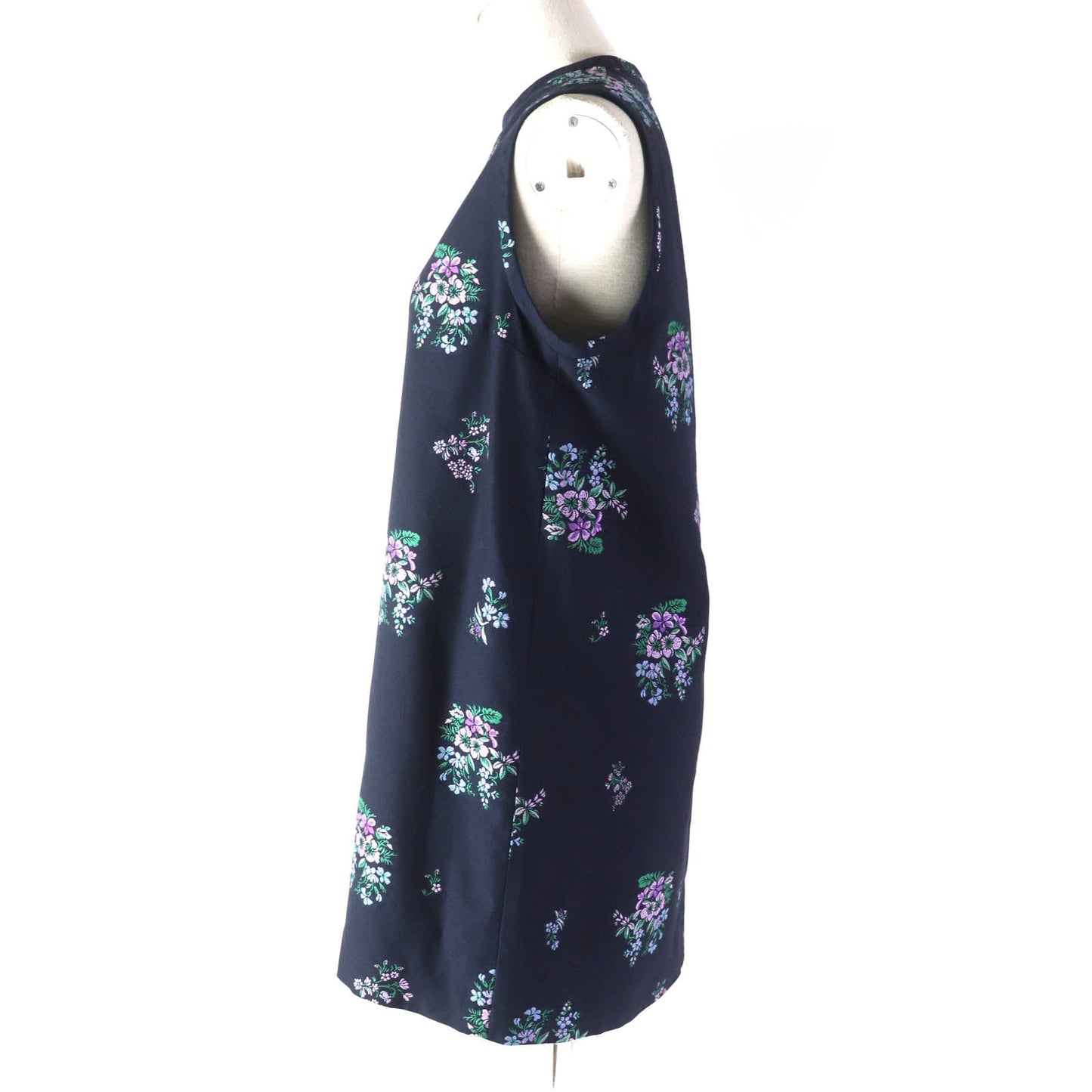 GUCCI one piece 523247 Outer: 60% cotton, Outer: 40% wool, Part: 100% polyester, Lining: , Lining: 71% acetate 29% silk Dark navy Women 40