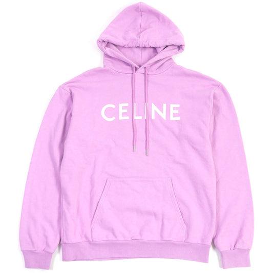 CELINE Hoodie 2Y369670Q Main: 100% cotton, part: 96% cotton, part: 4% polyurethane lavender mens M
