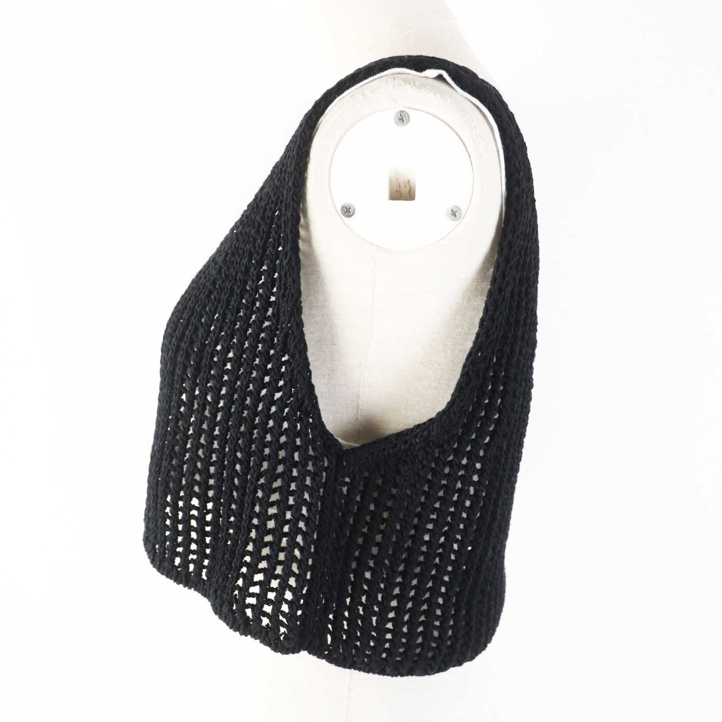 PRADA Tank top P29980 Main: 100% cotton Black White Women 36