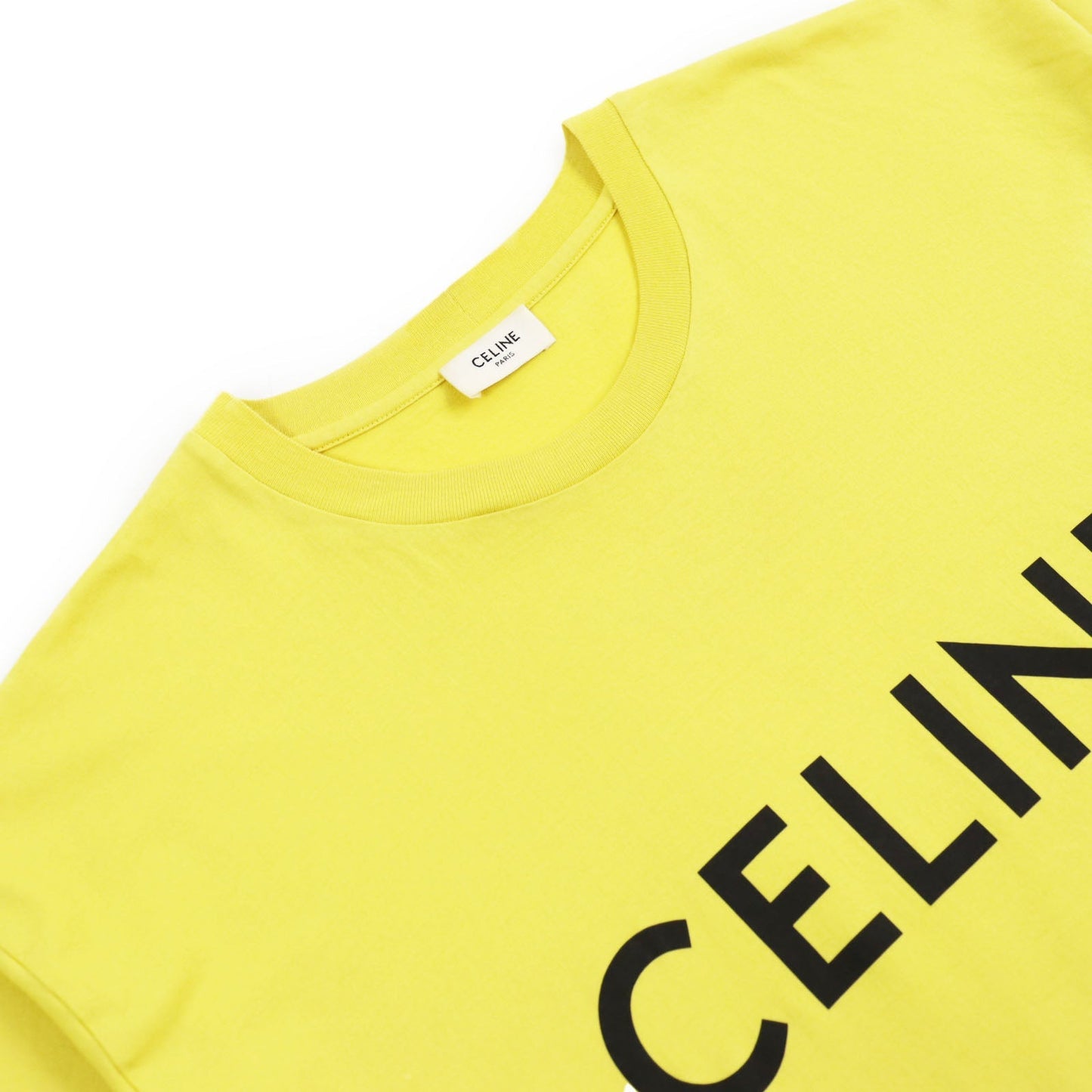 CELINE Short sleeve T-shirt 2X681501F Main: 100% cotton yellow mens M
