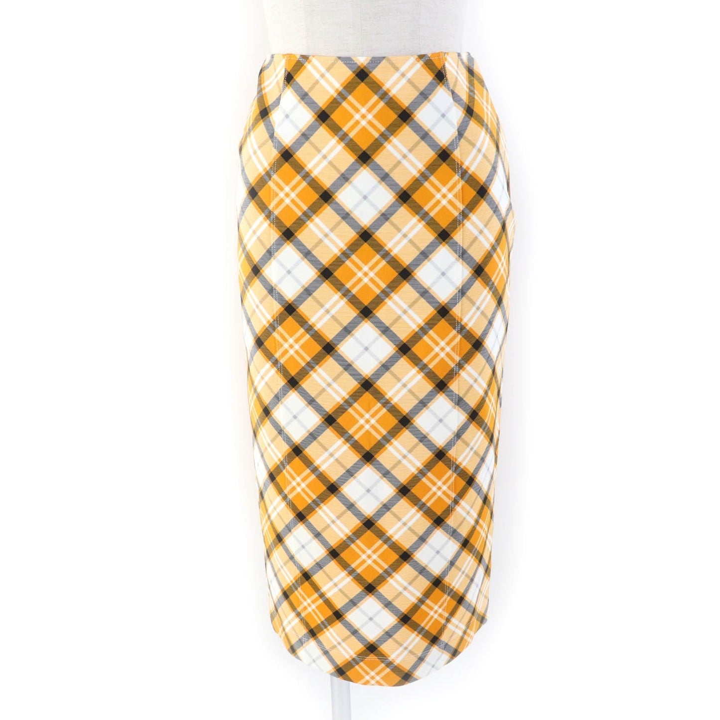 BURBERRY Tight Skirt 8037437 Main: 93% rayon, Main: 7% elastane Orange type Women 36