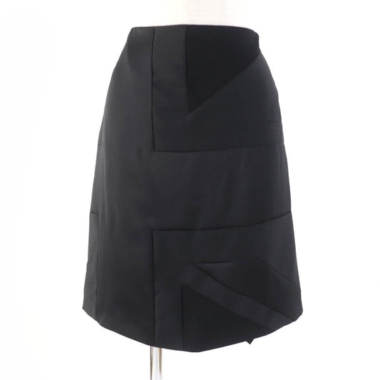 BURBERRY Tight Skirt 8046842 Main: 100% polyester, some parts: 60% mohair, some parts: 40% wool, lining: 100% silk black Women 36