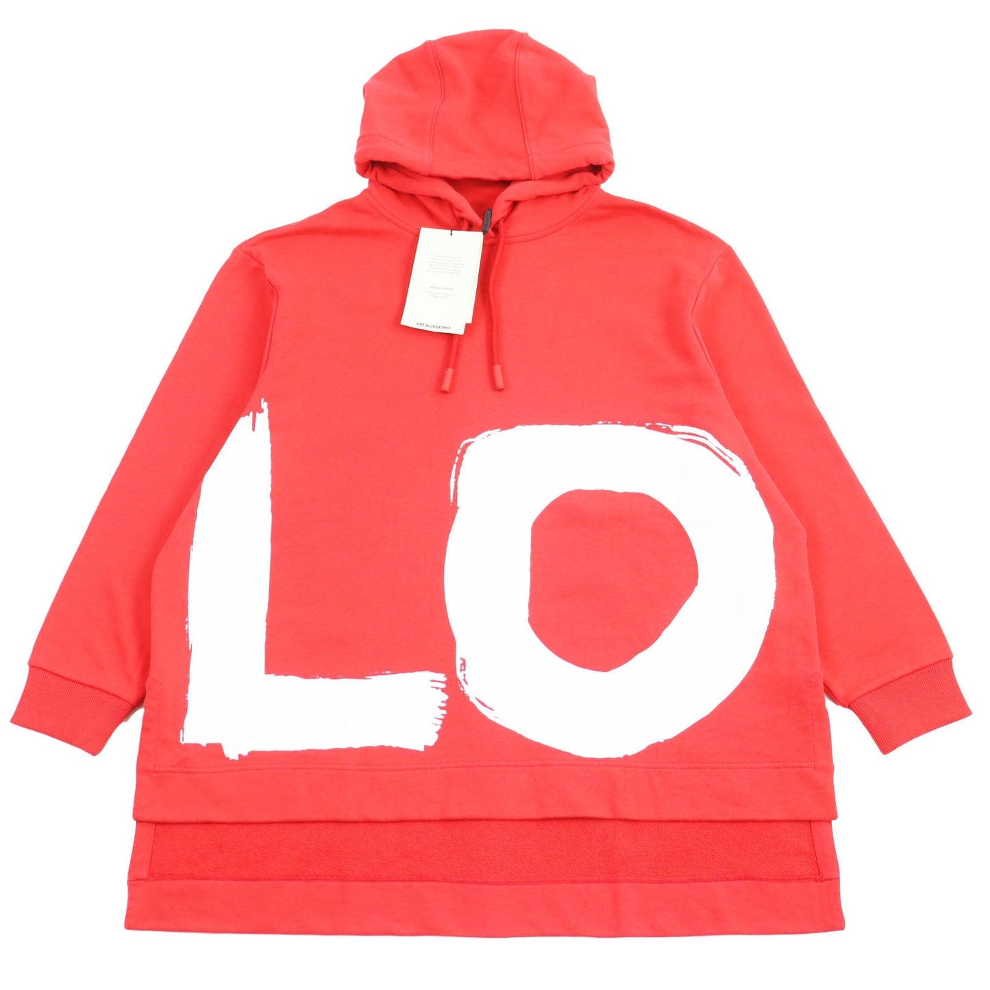 BURBERRY Hoodie 8038129 Main: 100% cotton, Part: 98% cotton, Part: 2% elastane (polyurethane) Red mens S