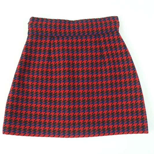 GUCCI Mini skirt 643737 wool Red type 38