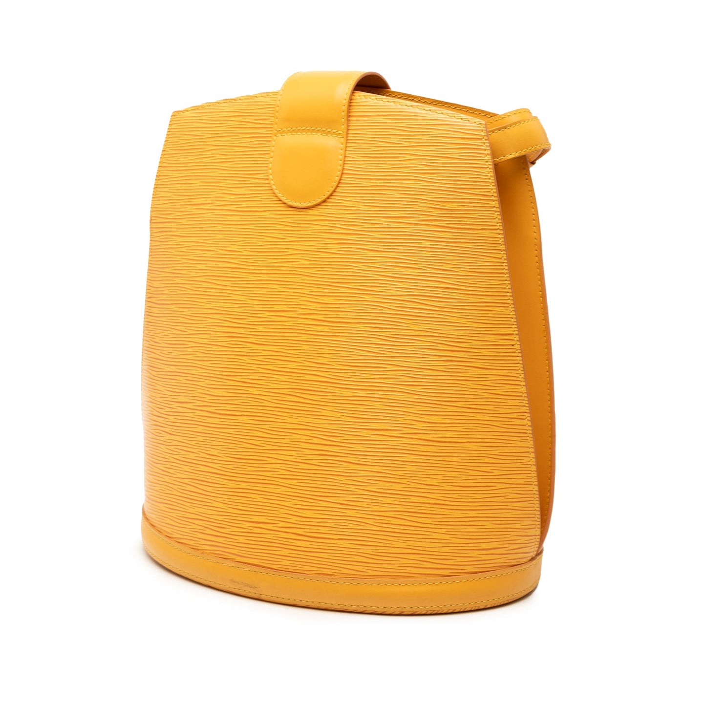 Yellow Louis Vuitton Epi Cluny Shoulder Bag