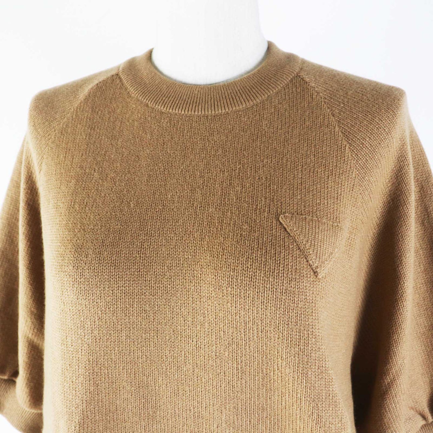 PRADA Short sleeve knit P24Z0L Main: 100% cashmere Brown Women 36
