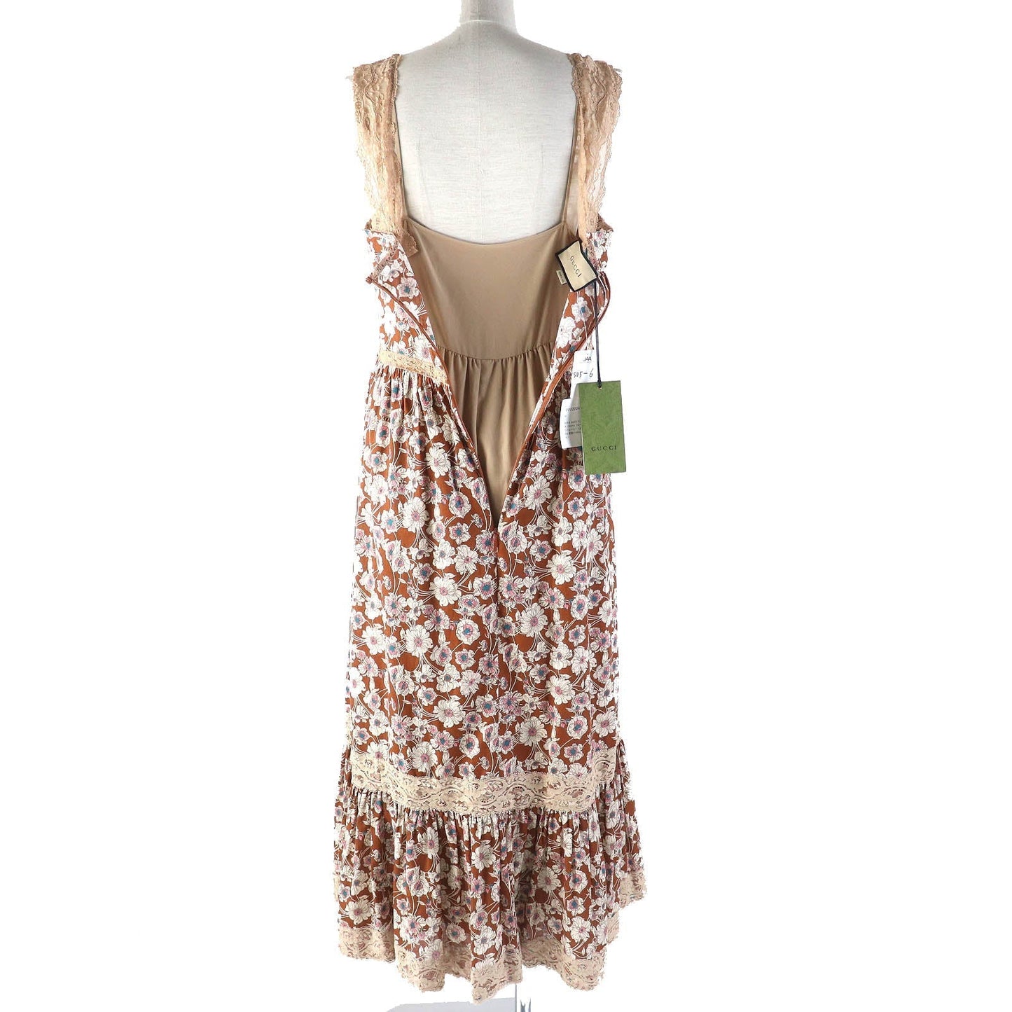 GUCCI one piece 704249 ZAJKH cotton Brown multicolor 42