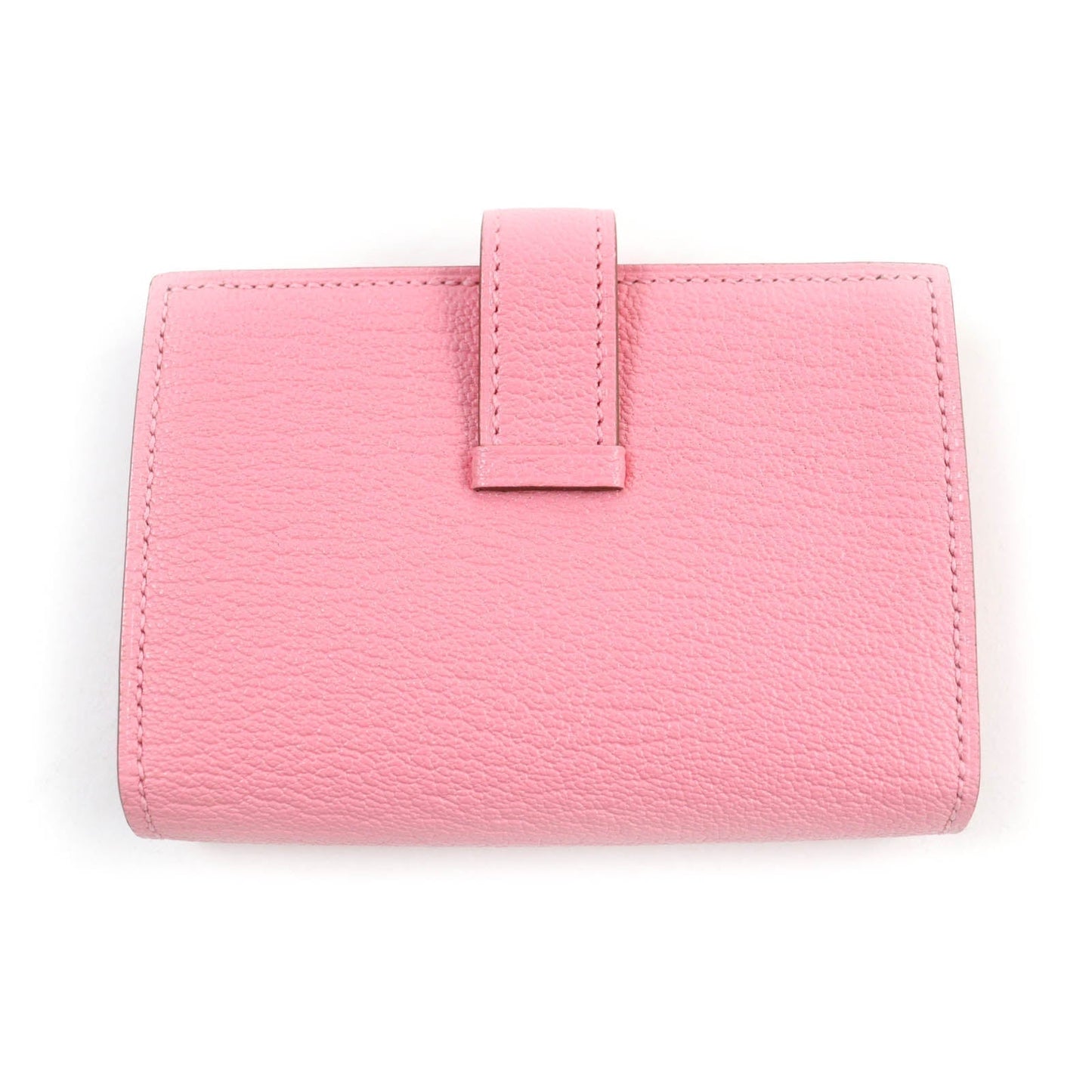 HERMES name card holder Shave Rose azare Bearn Mini