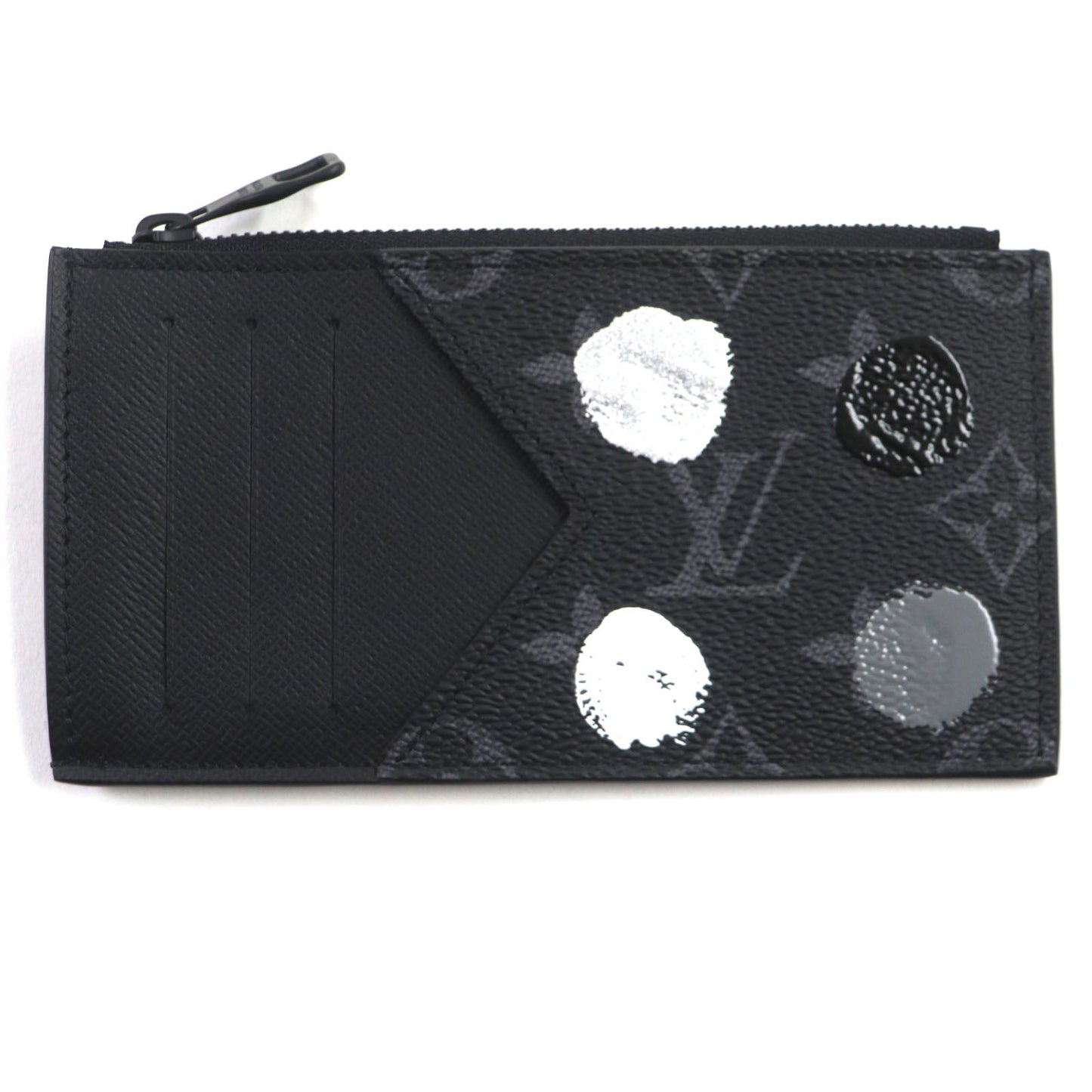 LOUIS VUITTON Coin case M81930 Monogram Eclipse Canvas black Monogram Eclipse mens
