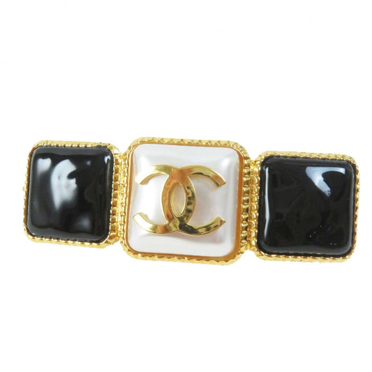 Chanel COCO Mark Hair Accessories Black Gold Classic Flap Tote
