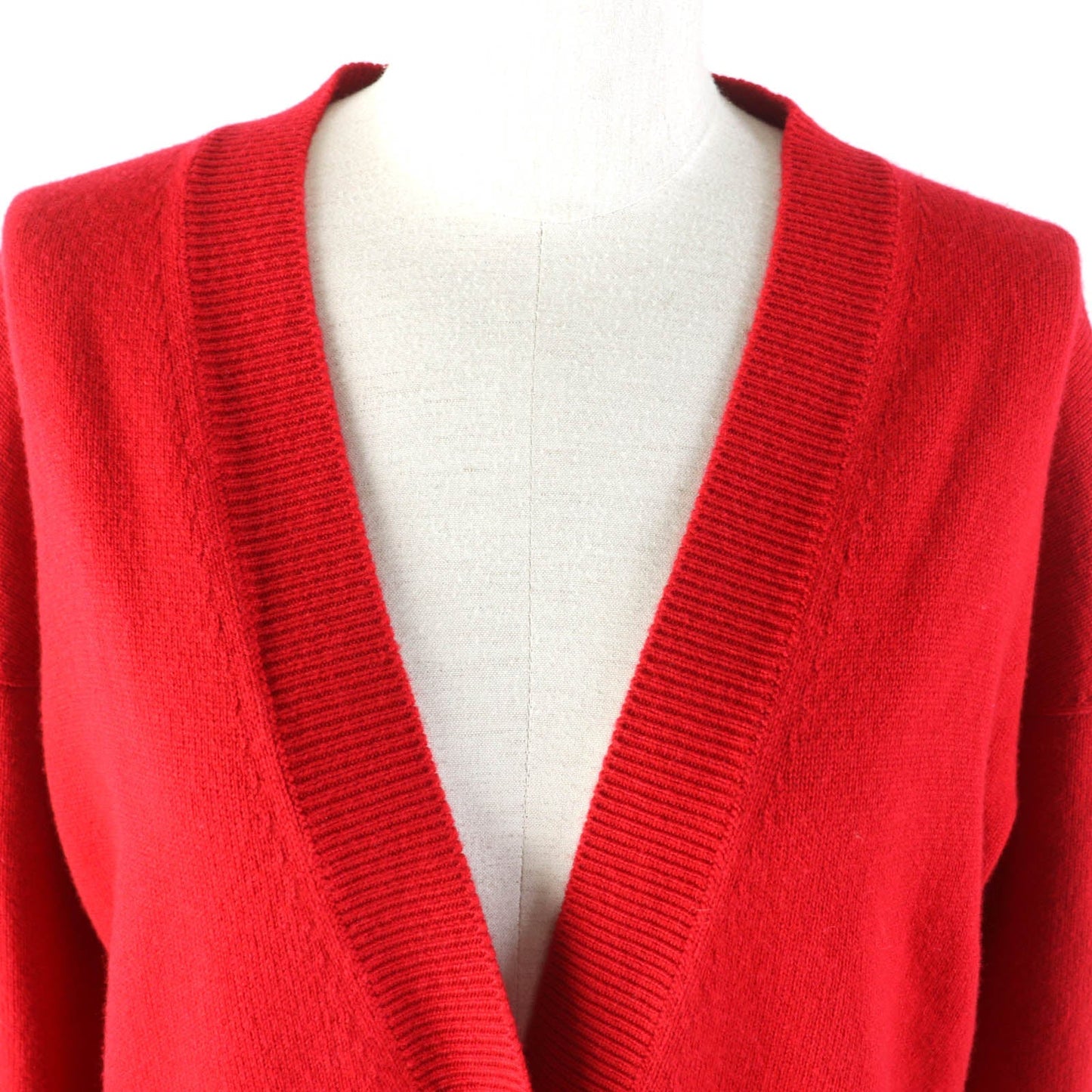 Chanel Cashmere V-neck Cardigan with Jewel Buttons Classic Flap Tote