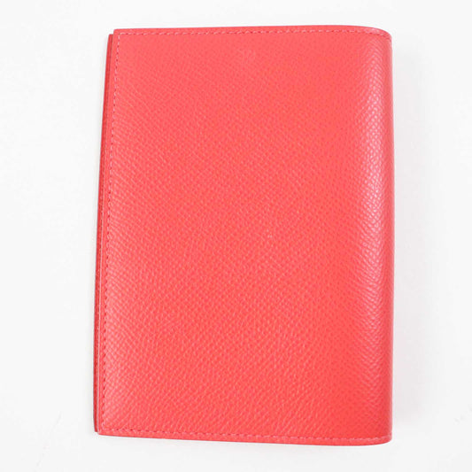 HERMES Notebook cover Epsom Rouge tomato Agenda PM