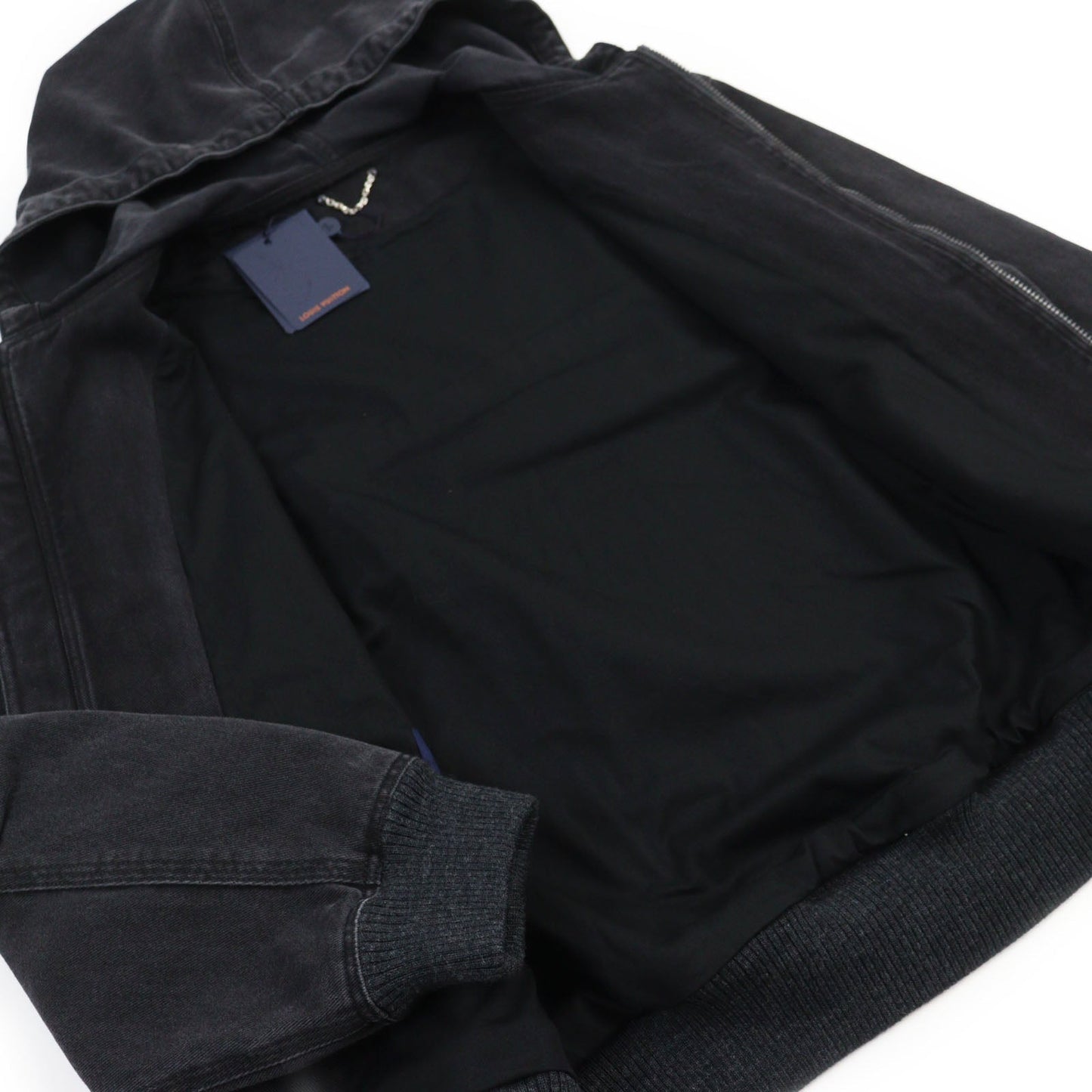 LOUIS VUITTON Jacket 1A5PAV Outer: 100% cotton, Lining: 100% cotton, Part: 100% wool, Filling: 100% polyester black mens 50