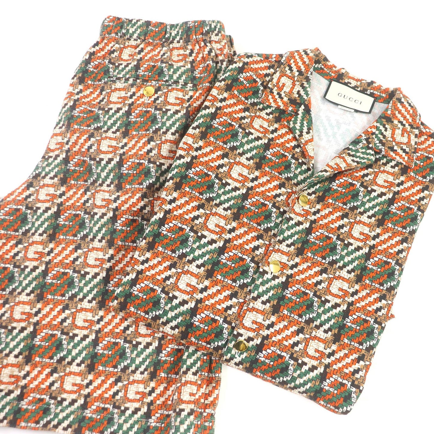 GUCCI setup 623168/623159 Main: 100% cotton multicolor mens 46