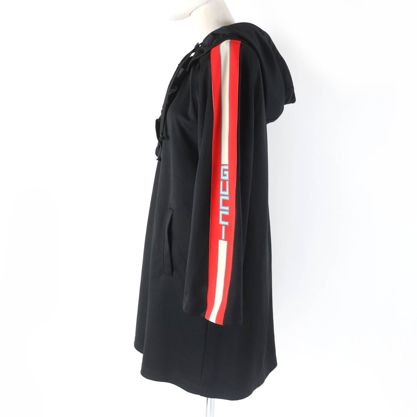 GUCCI one piece 502280 Main: 55% polyester, Main: 45% cotton, Part: 100% nylon black Women XS