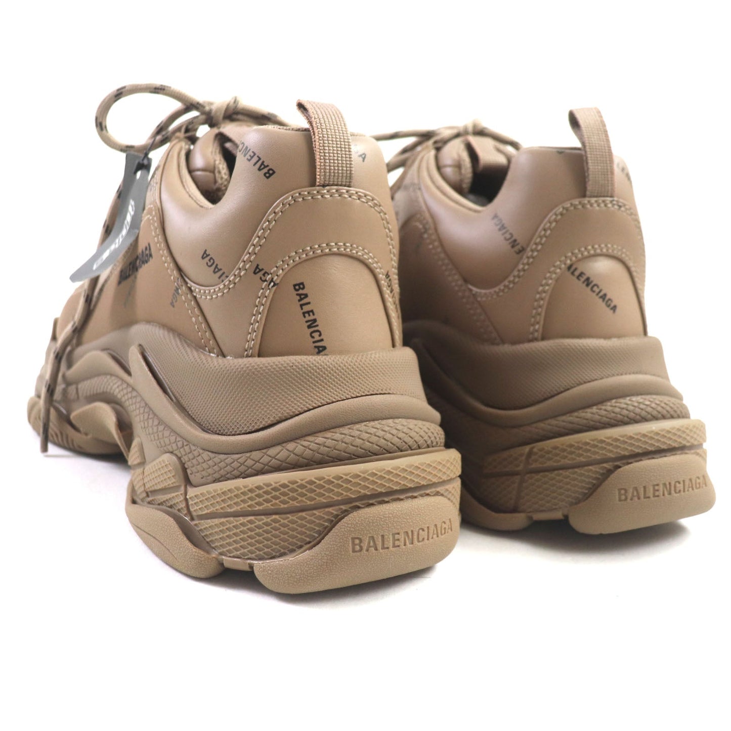 BALENCIAGA sneakers 536737 Main: Leather Brown TRIPLE S Triple S mens 43