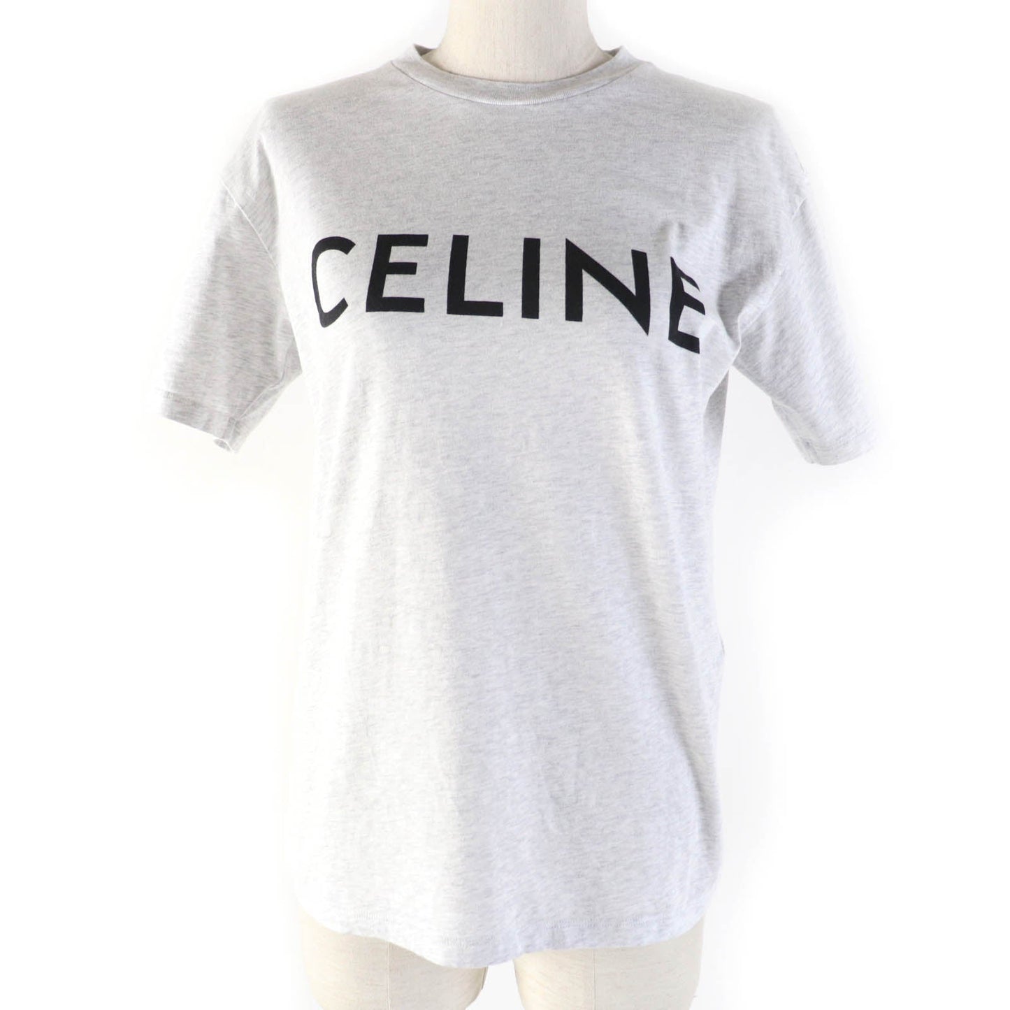 CELINE Short sleeve T-shirt 2X764501F Main: 100% cotton gray Women XS