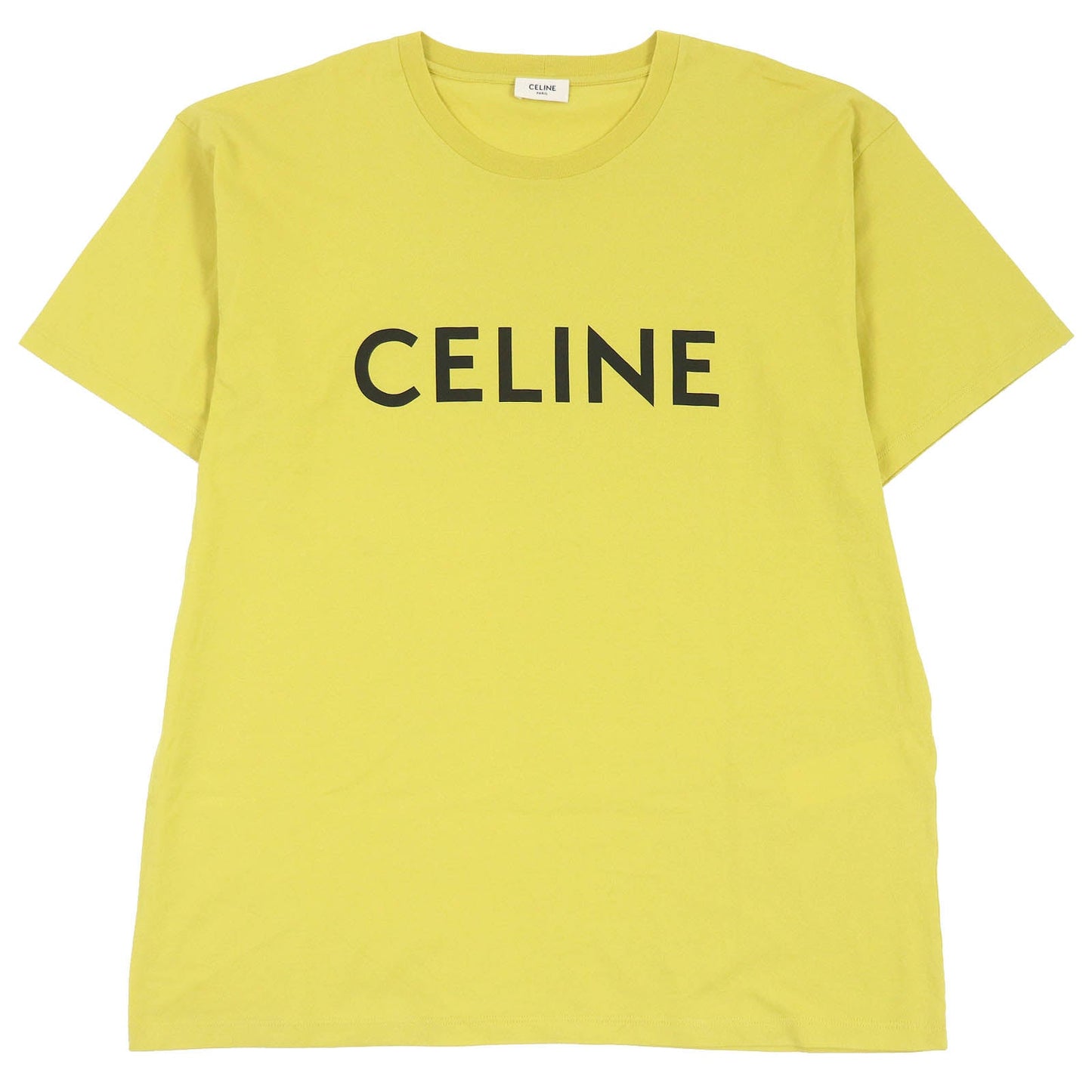 CELINE Short sleeve T-shirt 2X681501X Main: 100% cotton yellow mens M