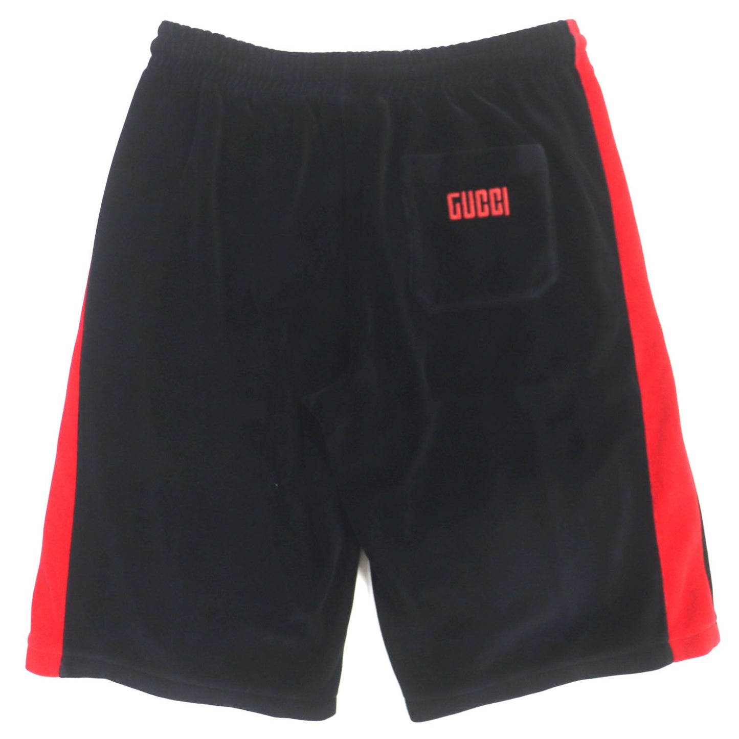 GUCCI Shorts 587466 Outer: 85% cotton, Outer: 15% nylon, Lining: 100% cotton, Part: 100% polyester Black red green mens S