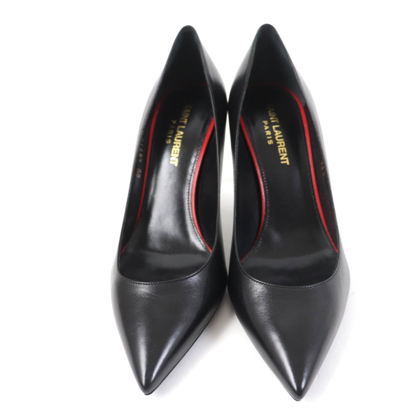 SAINT LAURENT PARIS pumps 489751 Main: Leather black Anya Women 36 1/2