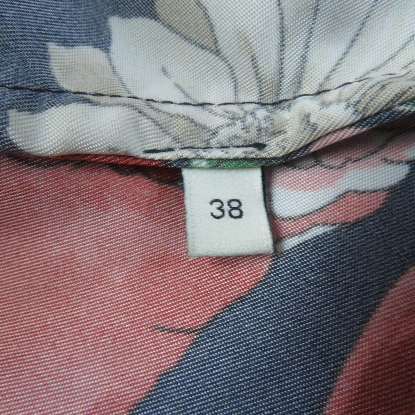 GUCCI Nylon jacket 528184 Nylon Navy multi-color 38