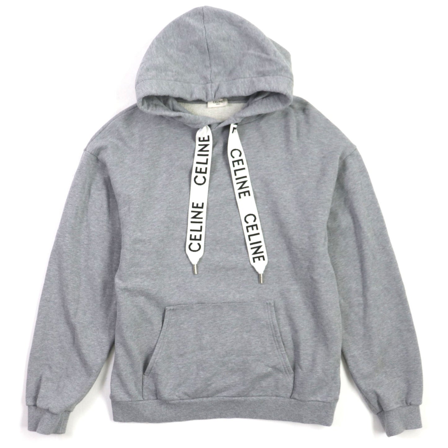 CELINE Hoodie 2Y468670Q Main: 100% cotton, part: 96% cotton, part: 4% polyurethane gray mens M